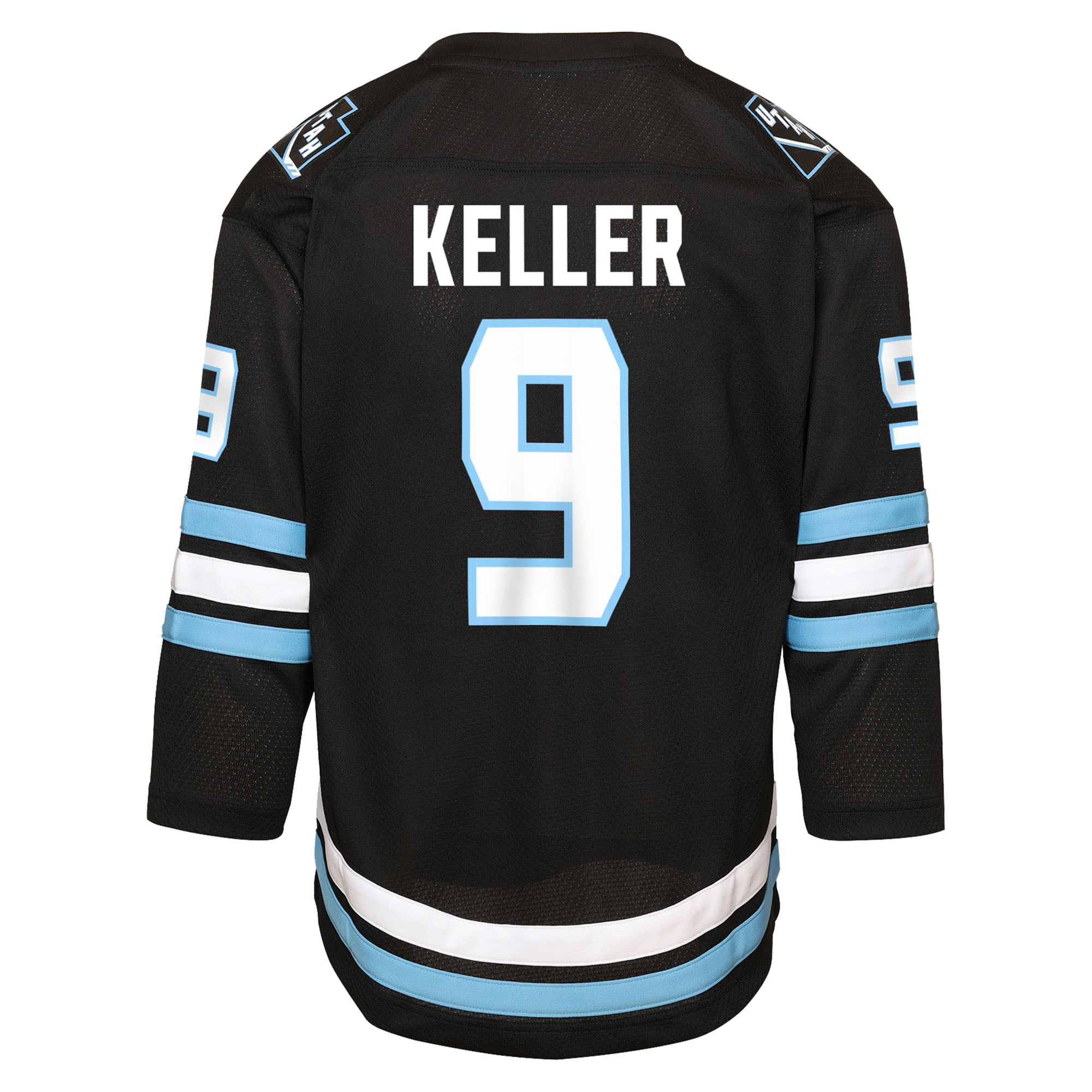 Clayton Keller Utah Mammoth Youth Home Player Jersey - Black - Image 4