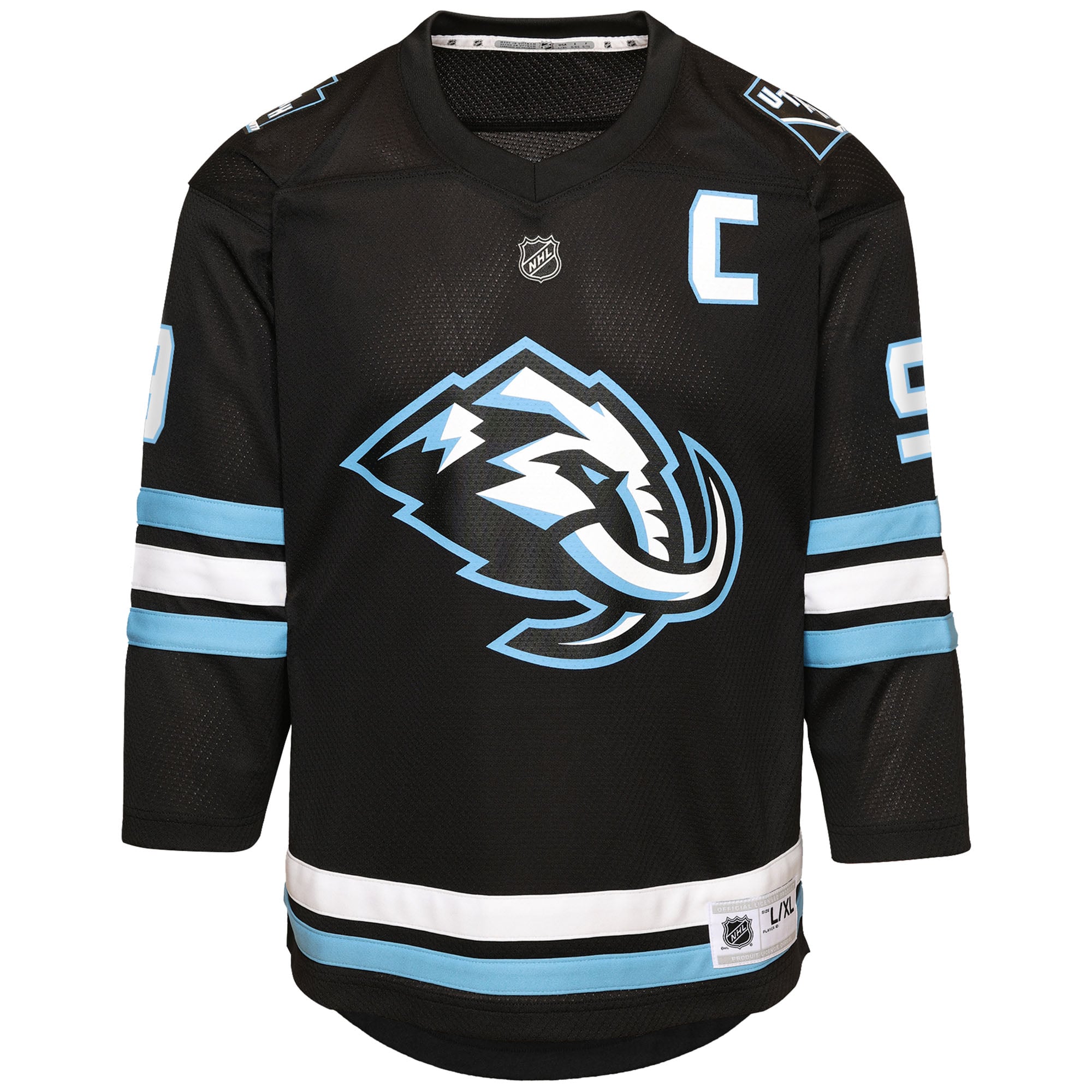 Clayton Keller Utah Mammoth Youth Home Player Jersey - Black - Image 3
