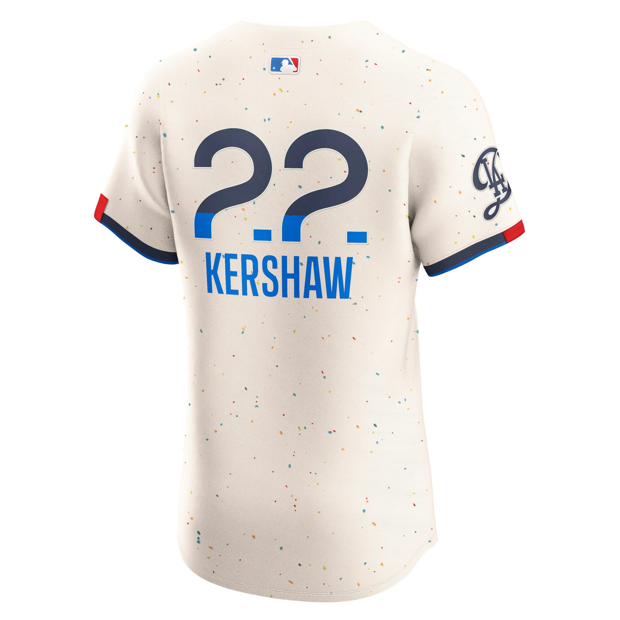 Clayton Kershaw Los Angeles Dodgers City Connect Elite Jersey - Cream - Image 4