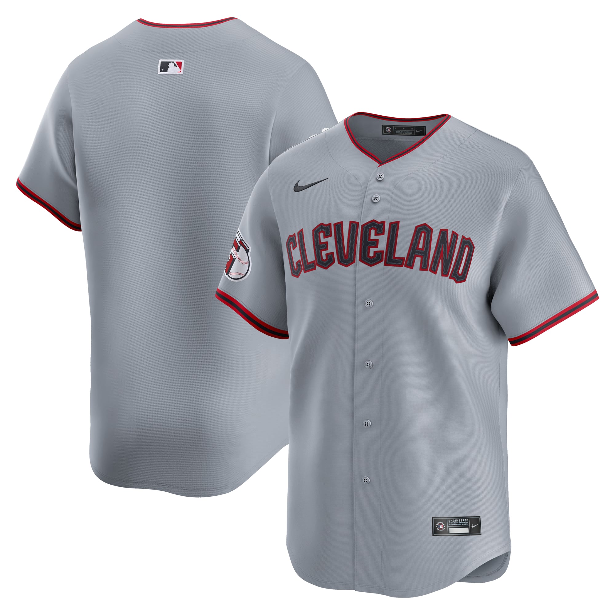 Cleveland Guardians Alternate Limited Jersey - Gray - Image 2