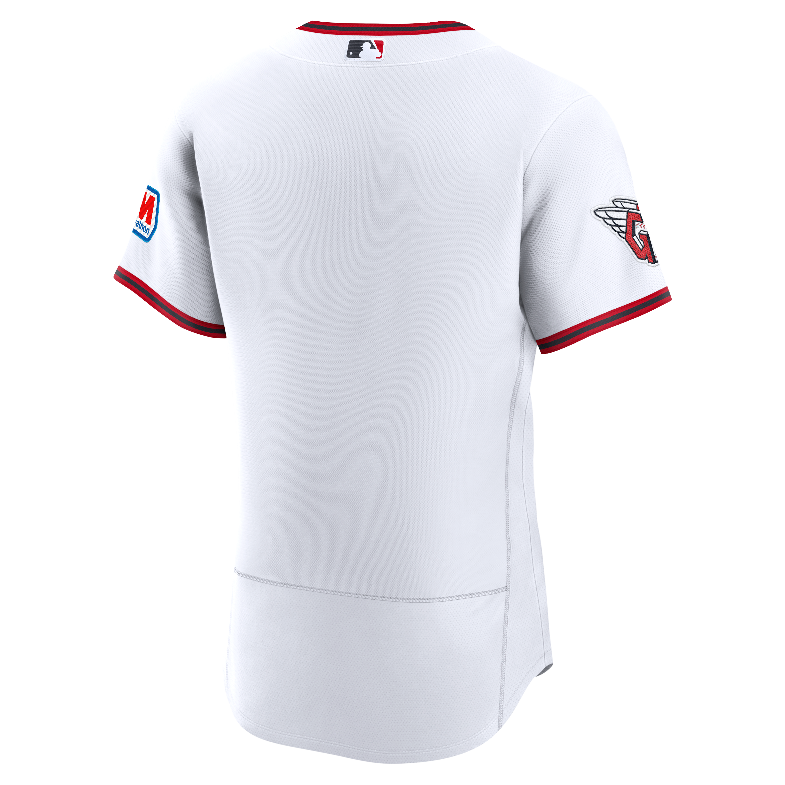 Cleveland Guardians Home Sponsor Patch Jersey - White - Image 4