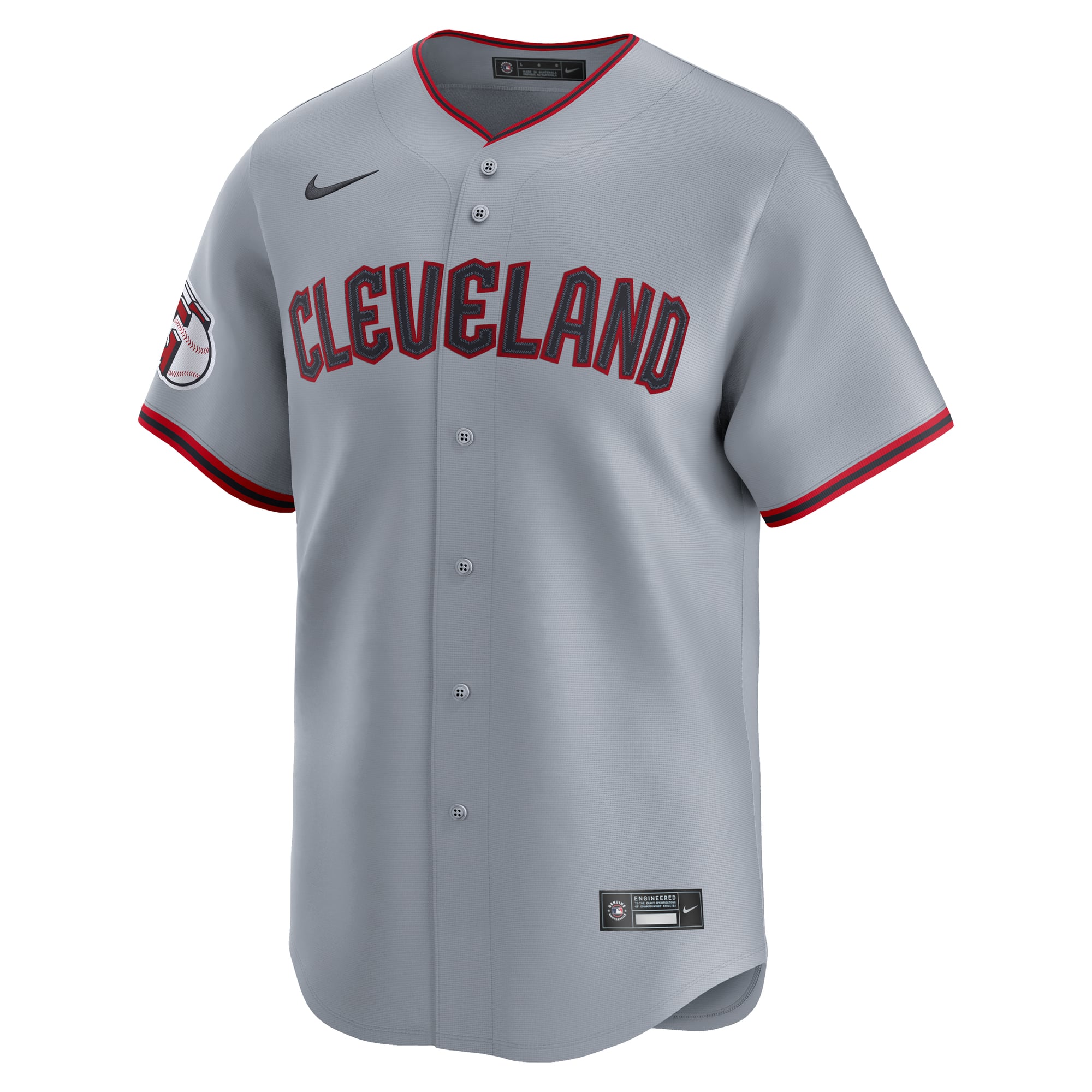 Cleveland Guardians Road Limited Jersey - Gray - Image 3