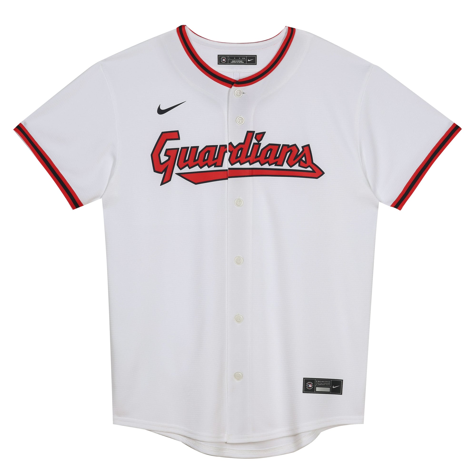 Cleveland Guardians Toddler Home Blank Jersey - White - Image 3