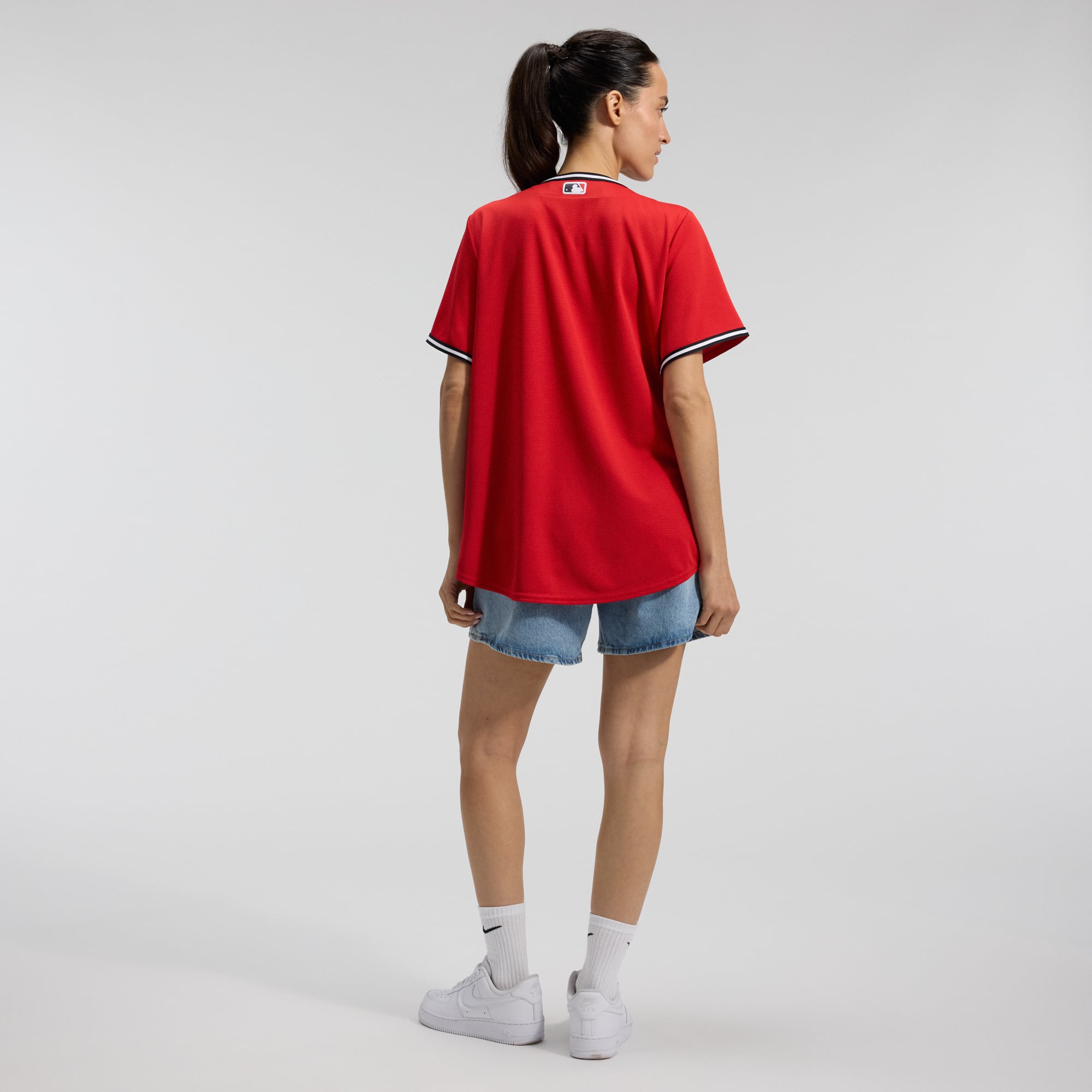 Cleveland Guardians Women's Alternate 2 Jersey - Red - Image 6