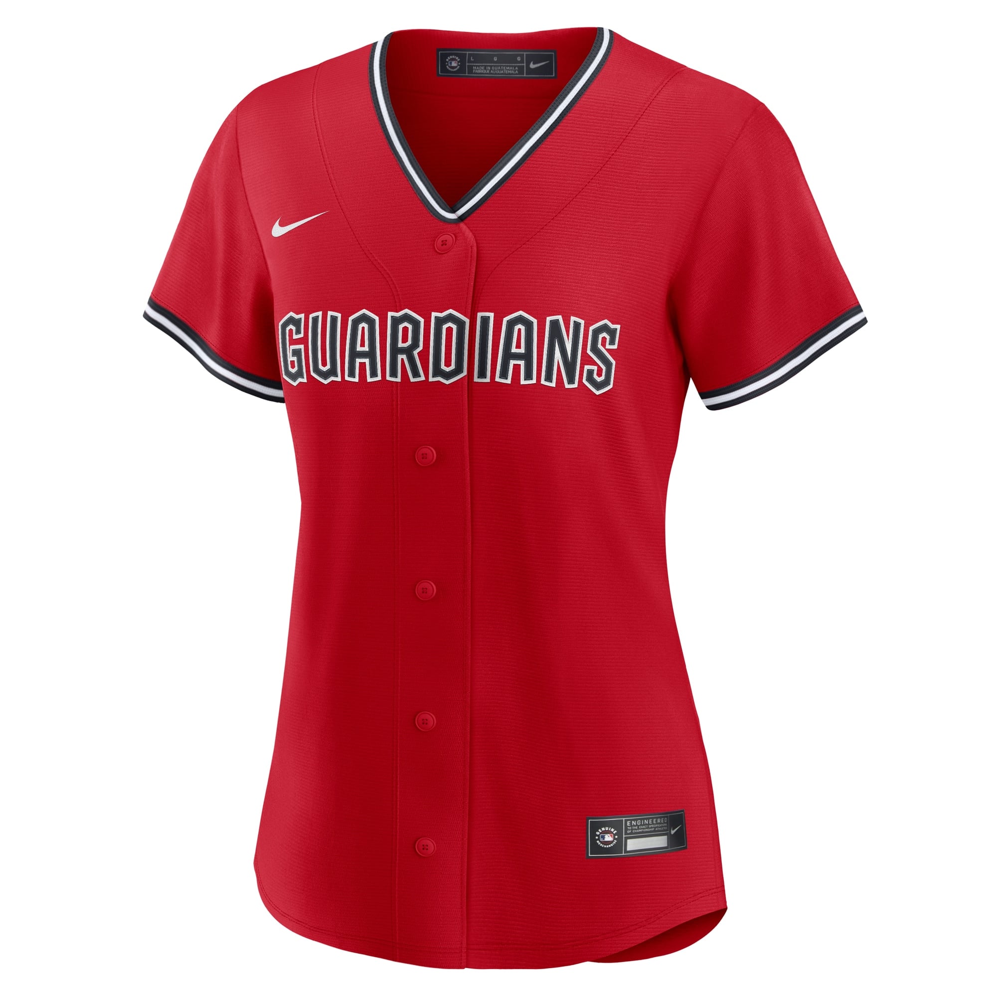 Cleveland Guardians Women's Alternate 2 Jersey - Red - Image 7