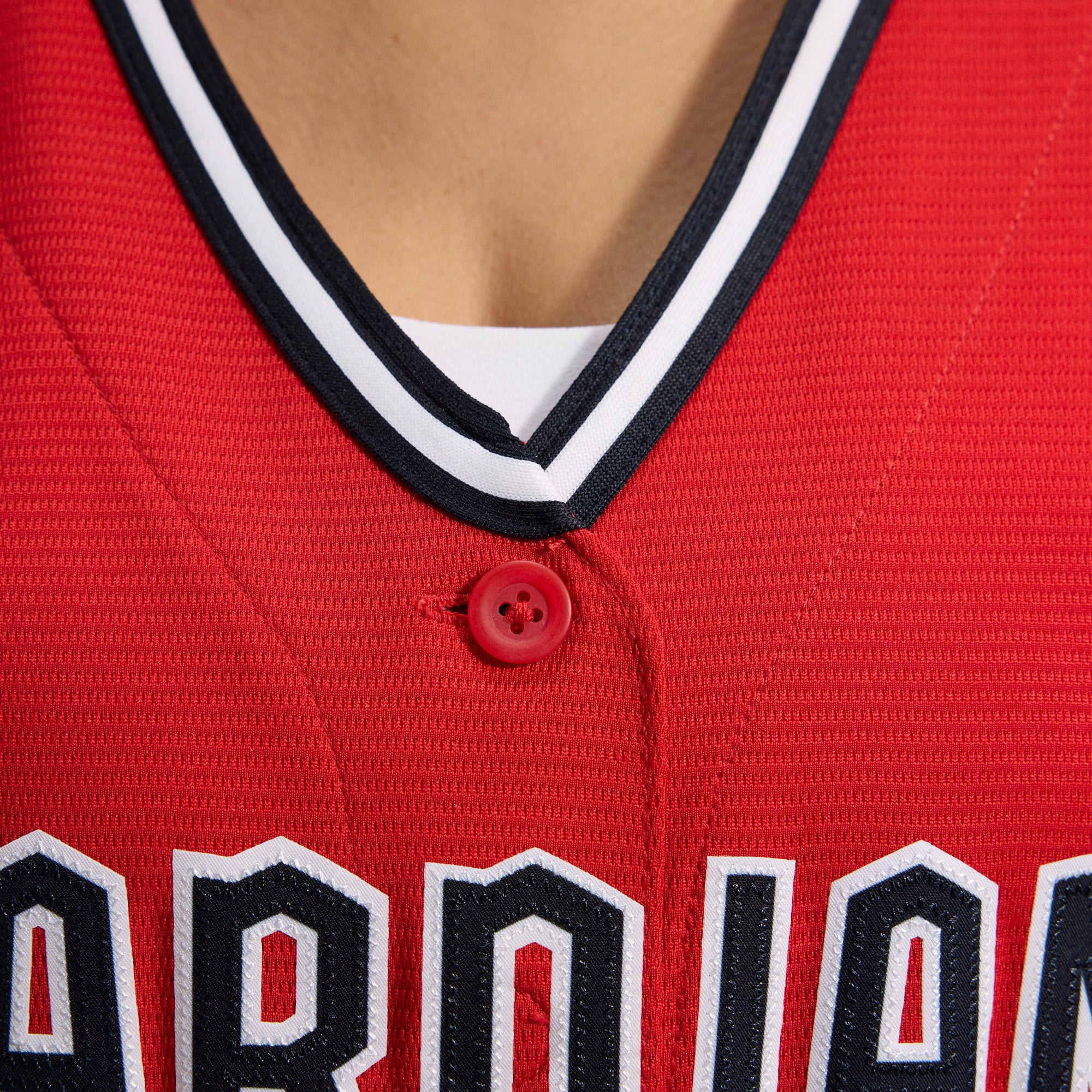 Cleveland Guardians Women's Alternate Jersey - Red - Image 14