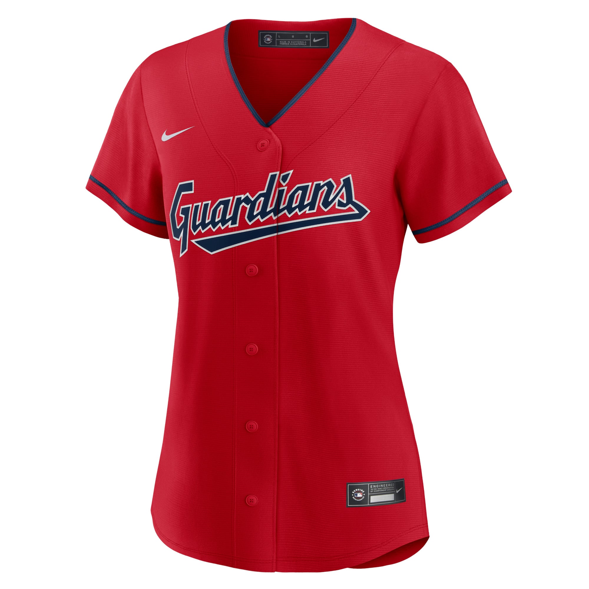 Cleveland Guardians Women's Alternate Team Jersey - Red - Image 3