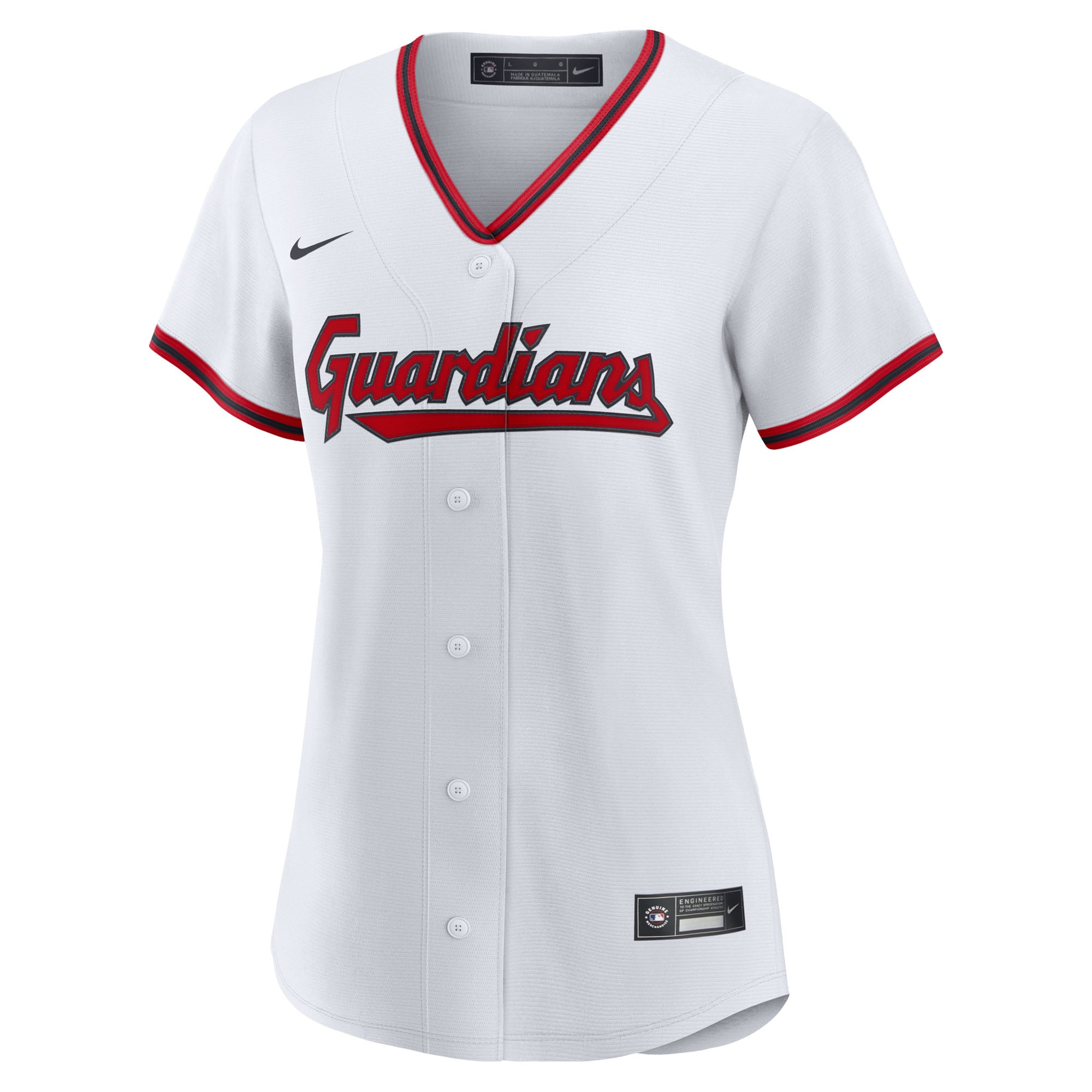 Cleveland Guardians Women's Home Custom 2.0 Jersey - White - Image 3
