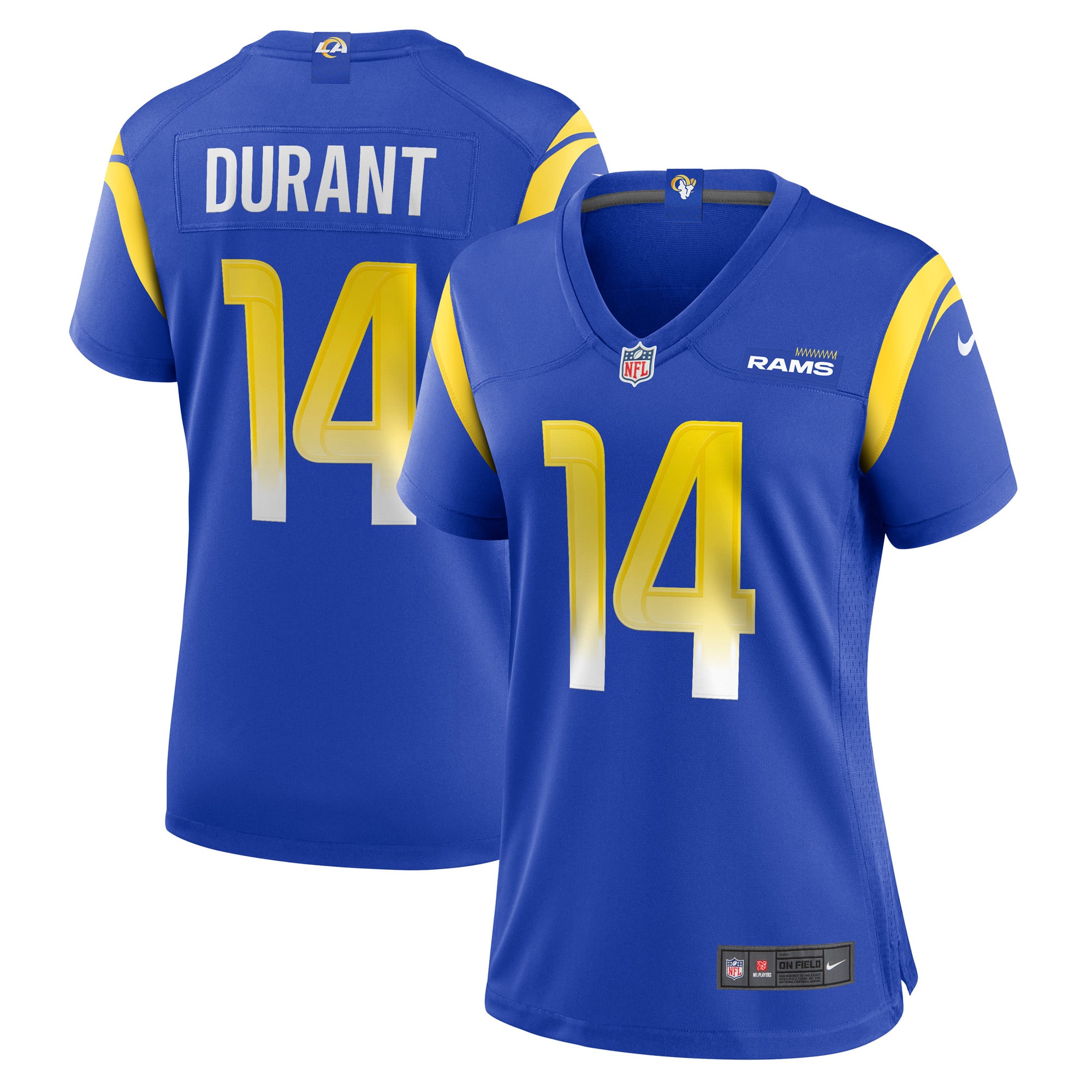 Cobie Durant Los Angeles Rams Women's Game Player Jersey - Royal - Image 2