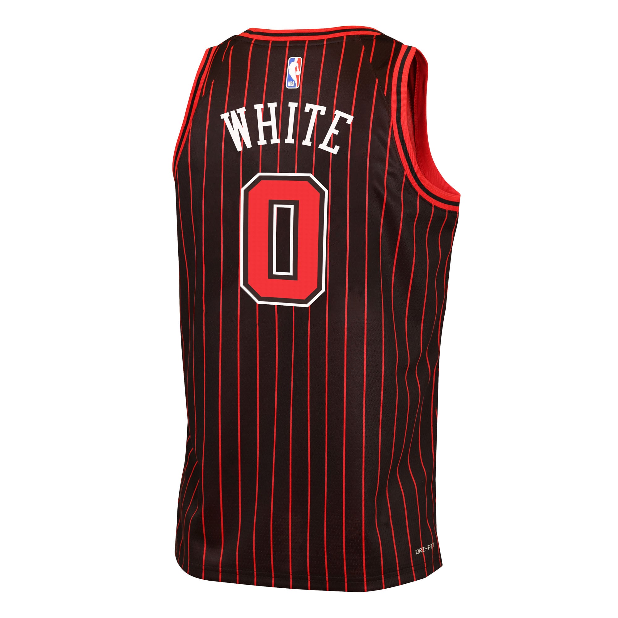 Coby White Chicago Bulls Jordan Brand Youth Swingman Jersey - Statement Edition - Black - Image 4