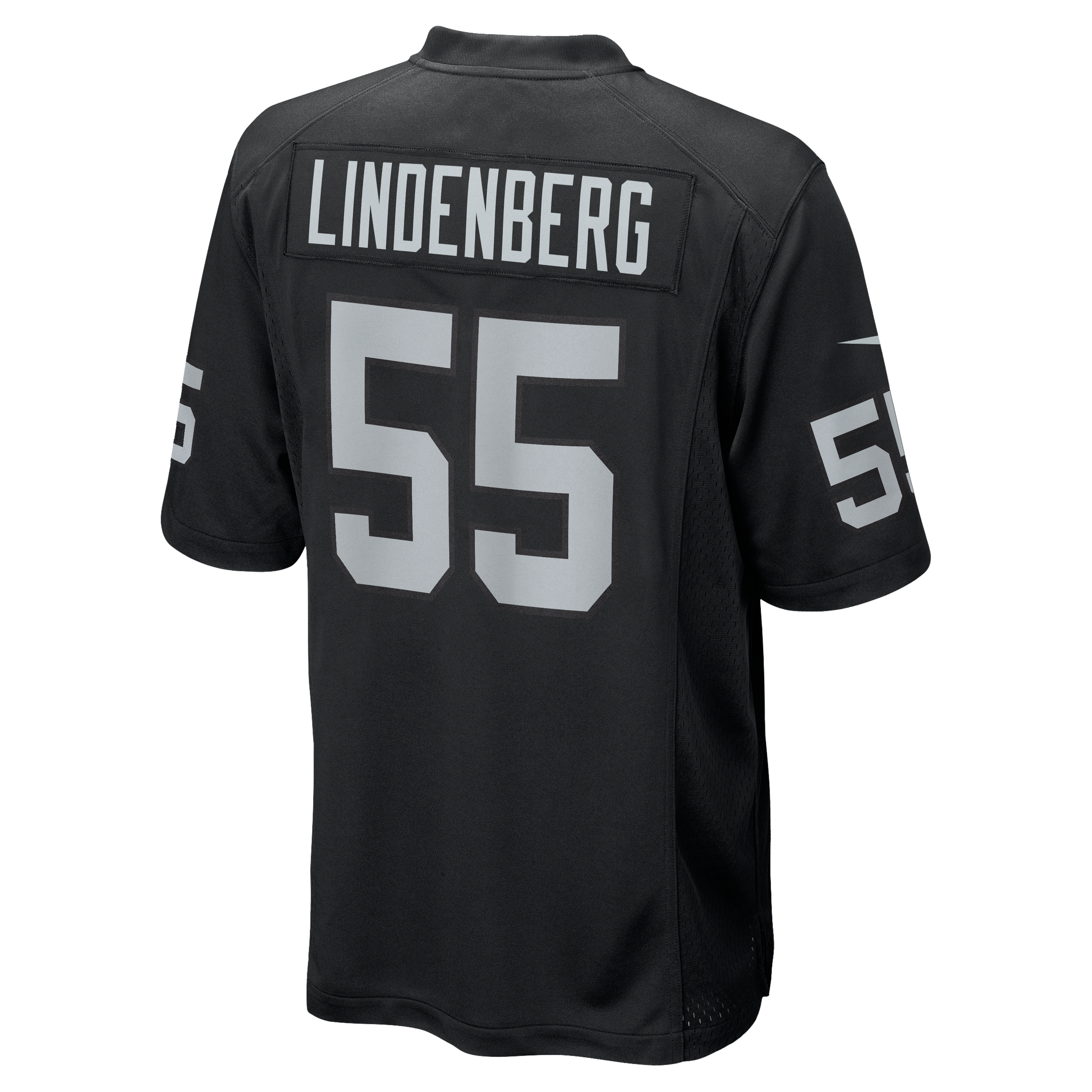 Cody Lindenberg Las Vegas Raiders Team Game Jersey - Black - Image 4