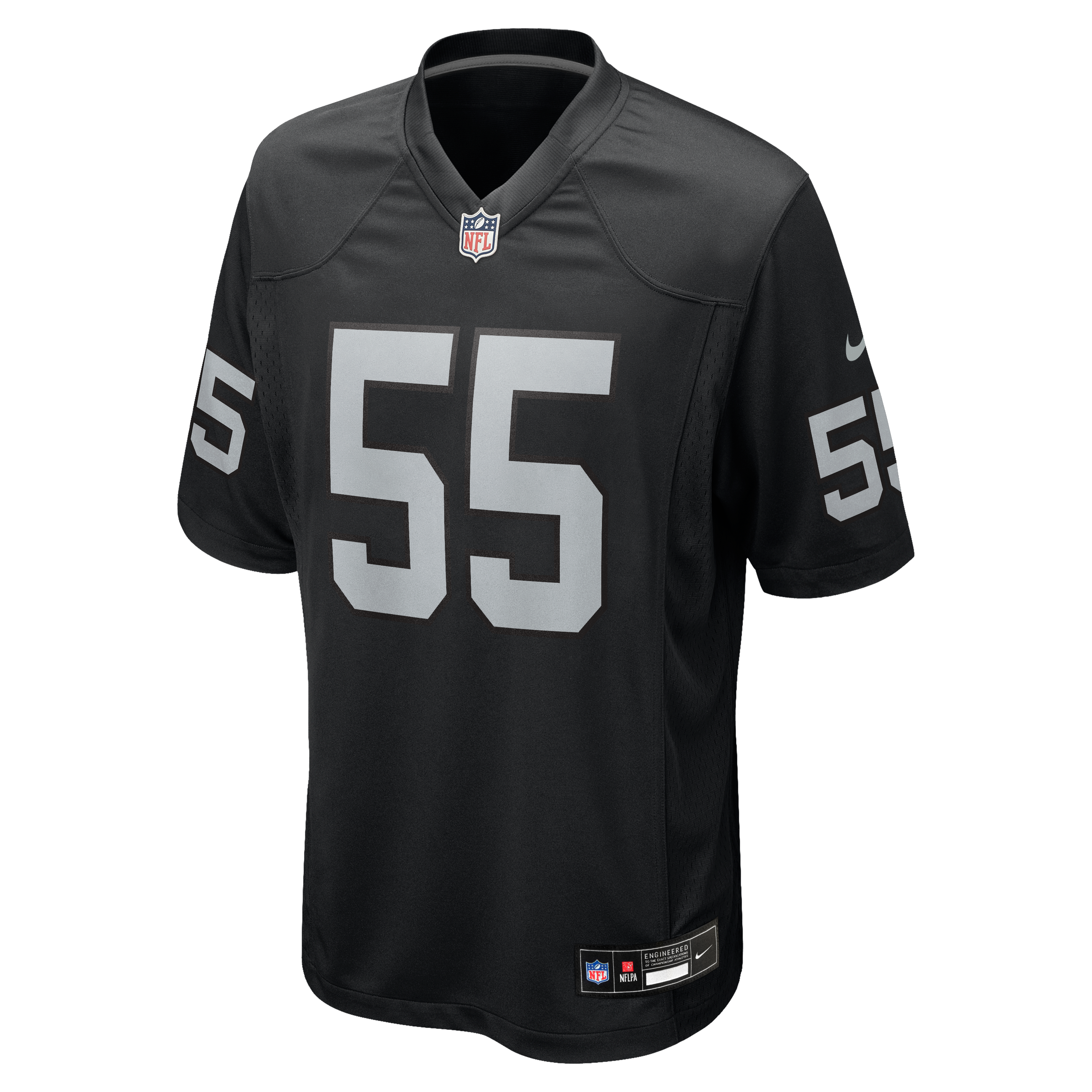 Cody Lindenberg Las Vegas Raiders Team Game Jersey - Black - Image 3