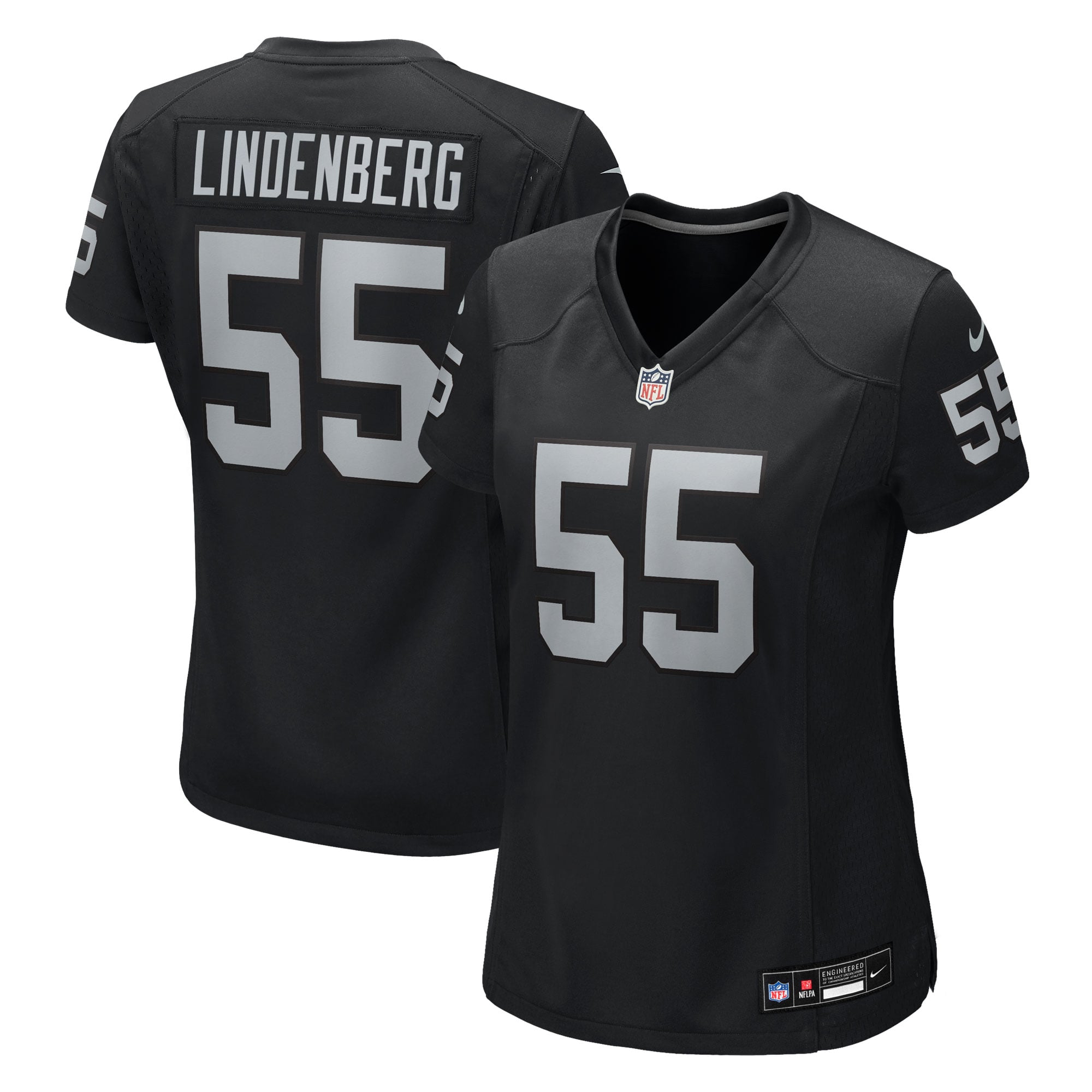 Cody Lindenberg Las Vegas Raiders Women's Team Game Jersey - Black