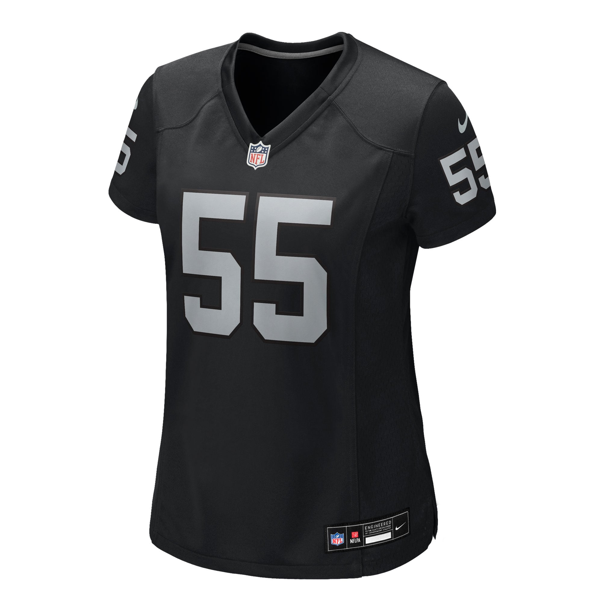 Cody Lindenberg Las Vegas Raiders Women's Team Game Jersey - Black - Image 3