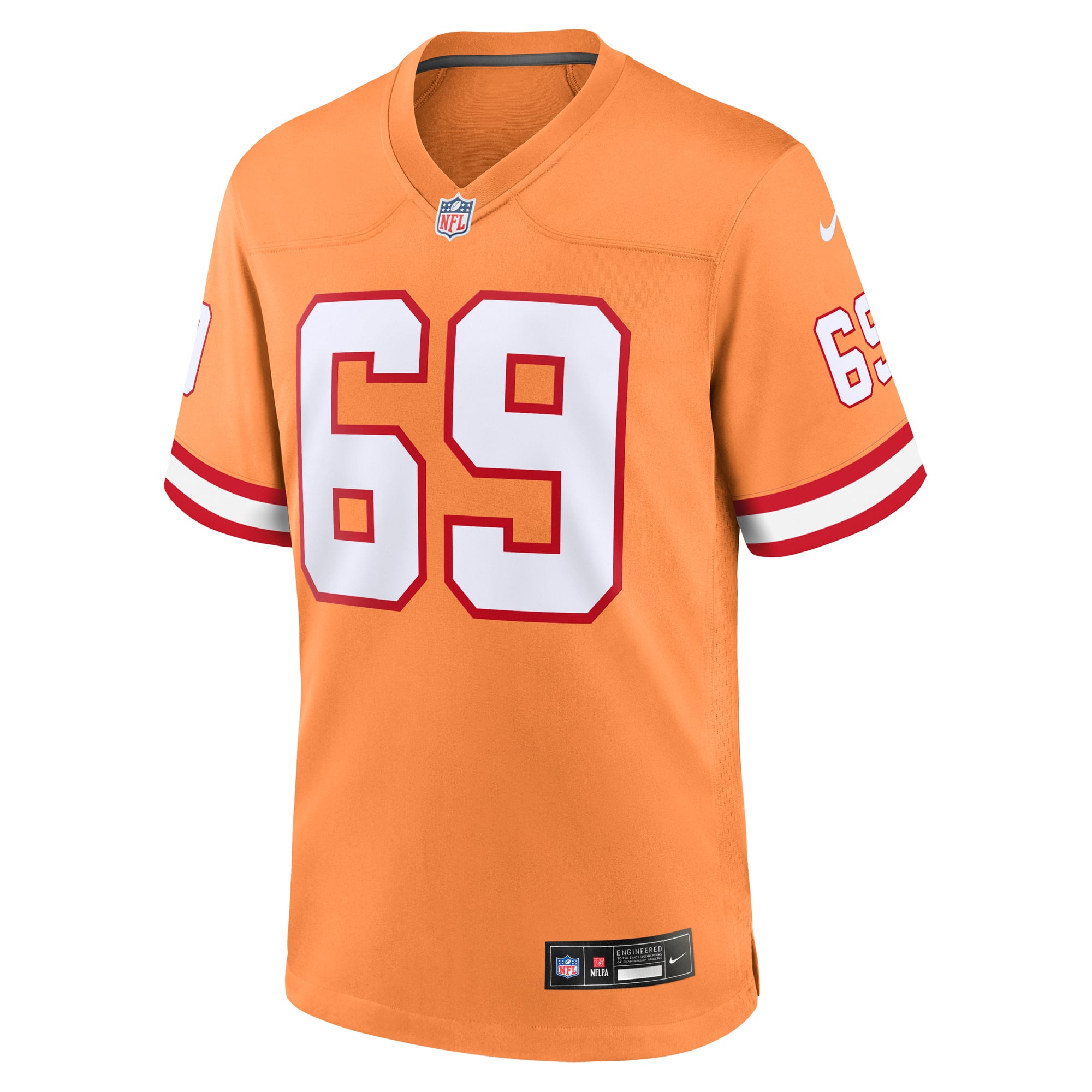 Cody Mauch Tampa Bay Buccaneers Alternate Game Jersey - Orange - Image 3
