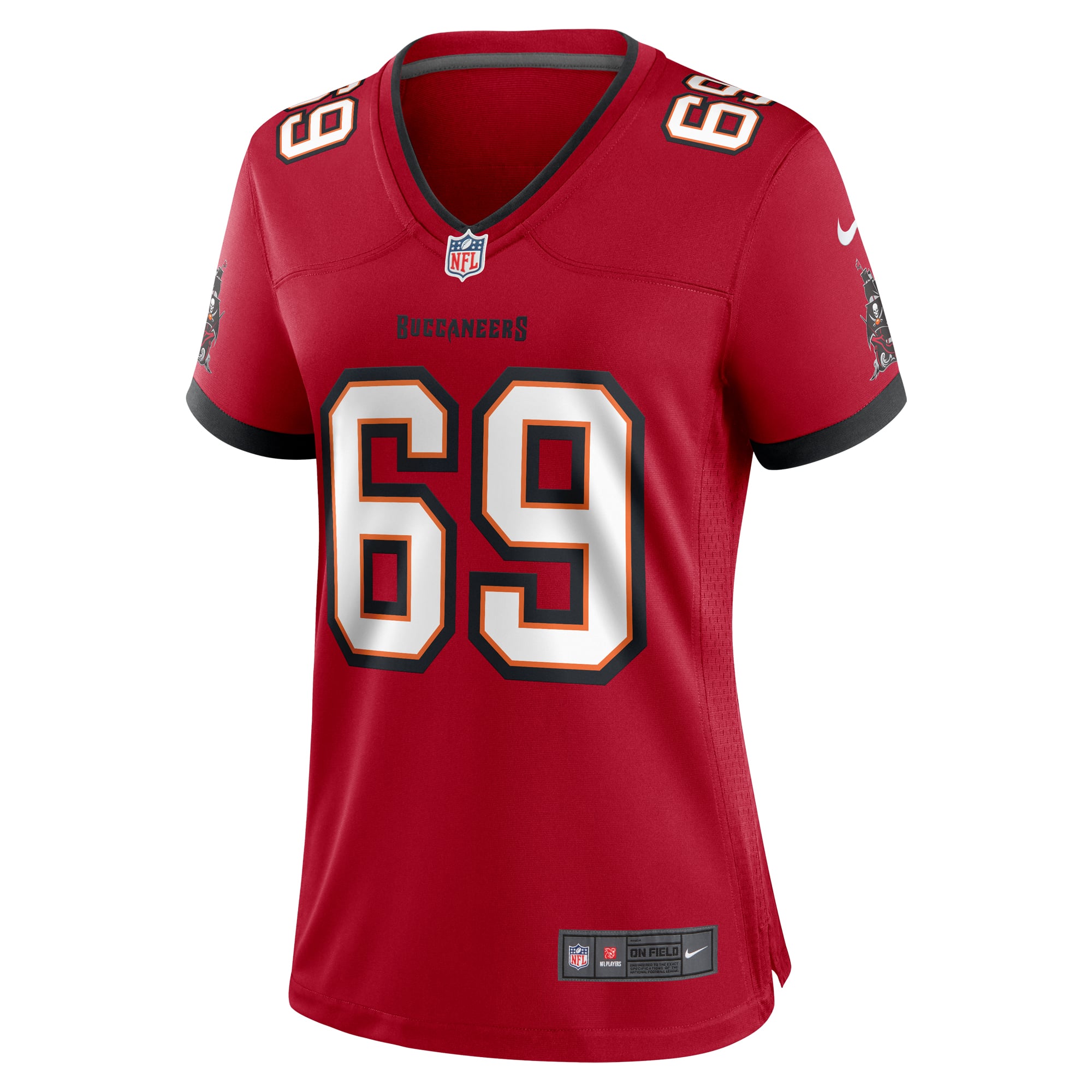 Cody Mauch Tampa Bay Buccaneers Women's Game Jersey - Red - Image 3