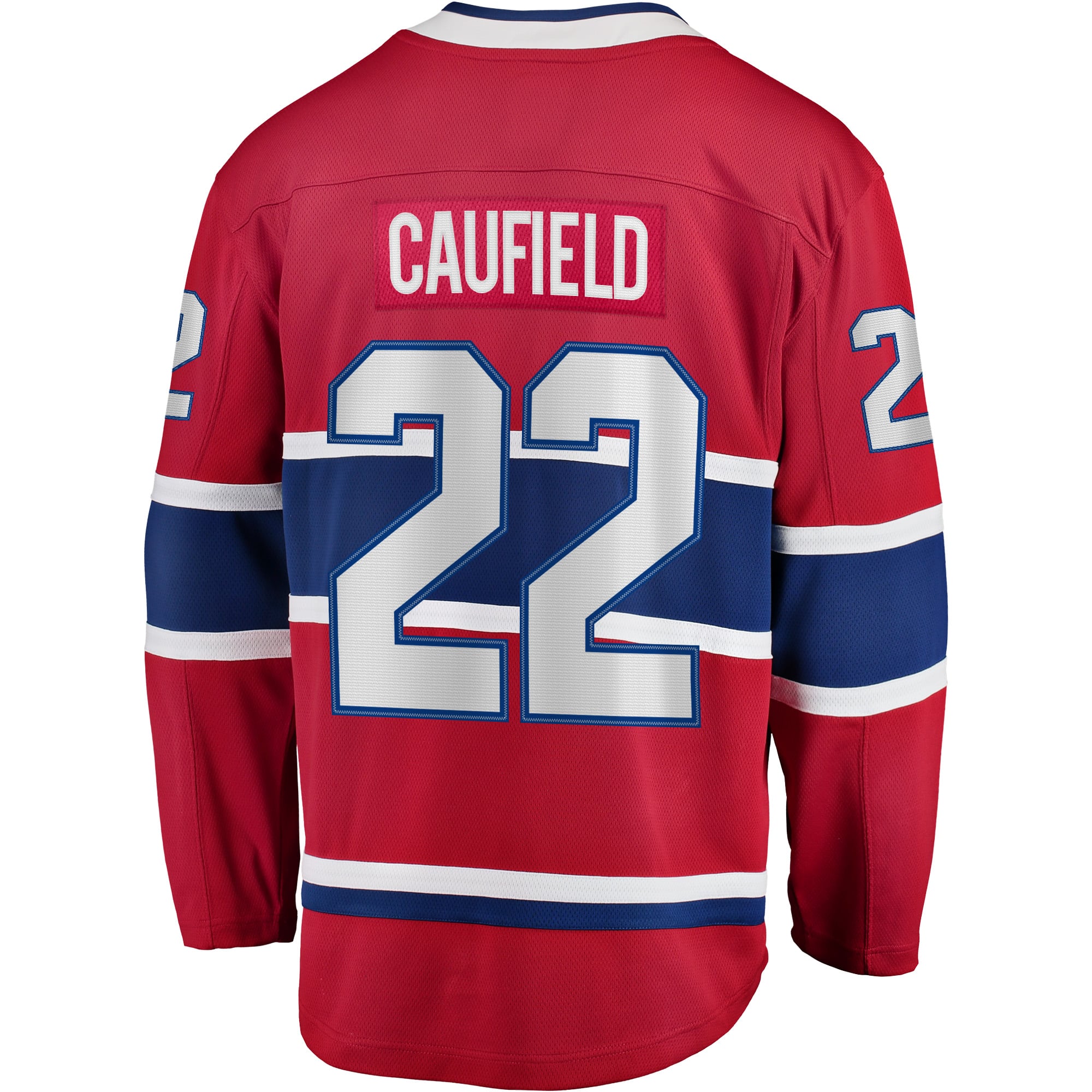 Cole Caufield Montreal Canadiens Home Breakaway Jersey - Red - Image 4