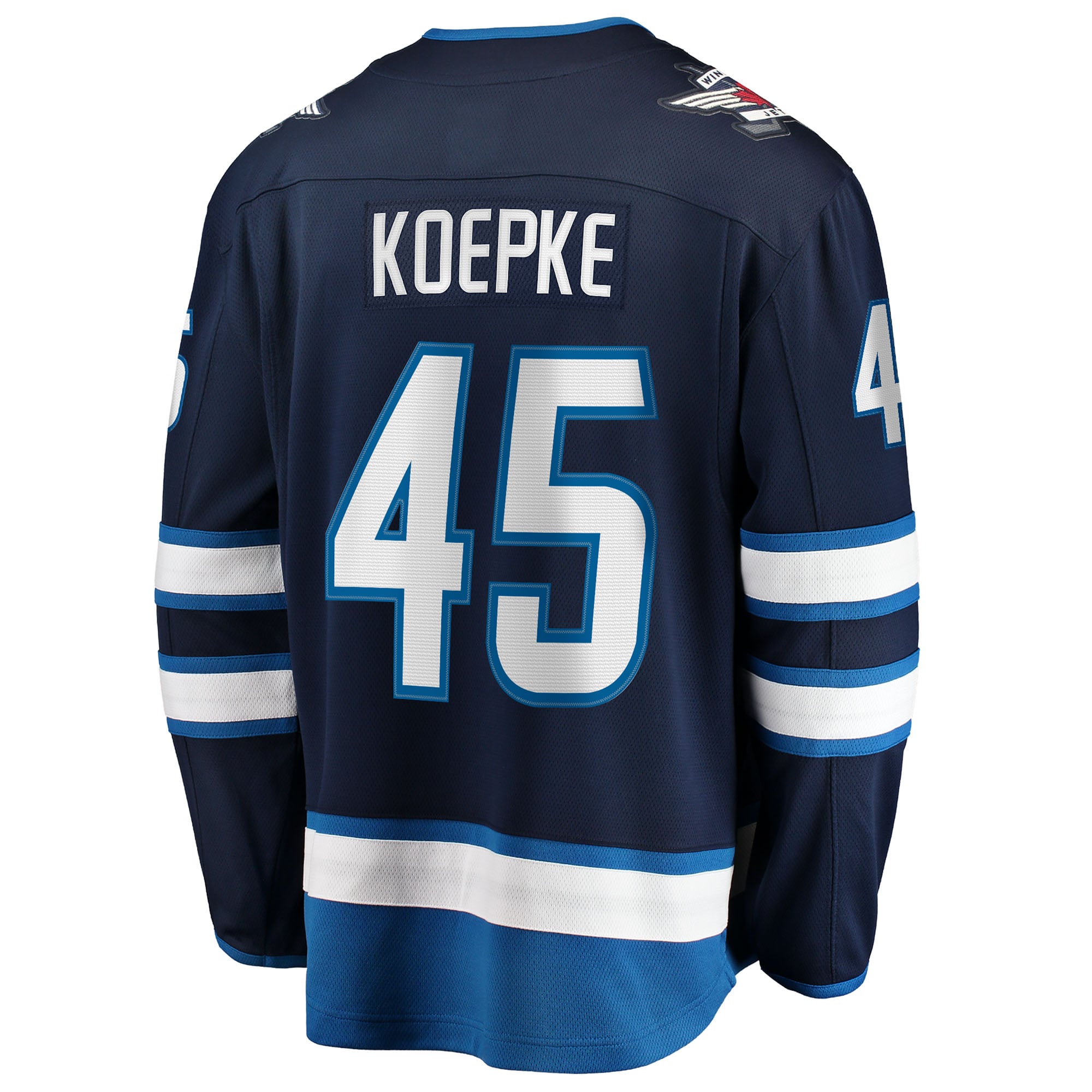 Cole Koepke Winnipeg Jets Home Breakaway Jersey - Navy - Image 4