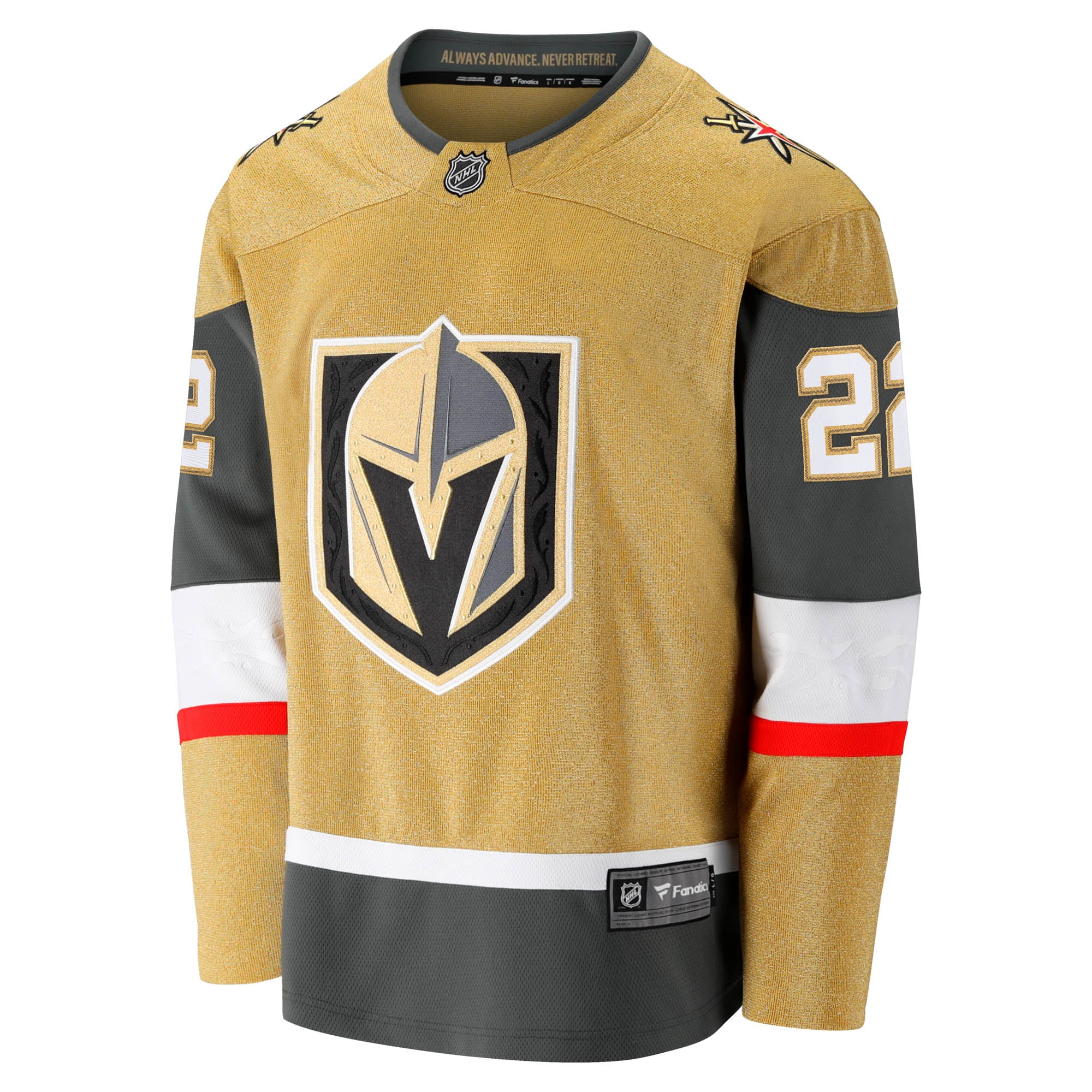 Cole Smith Vegas Golden Knights Home Breakaway Jersey - Gold - Image 3