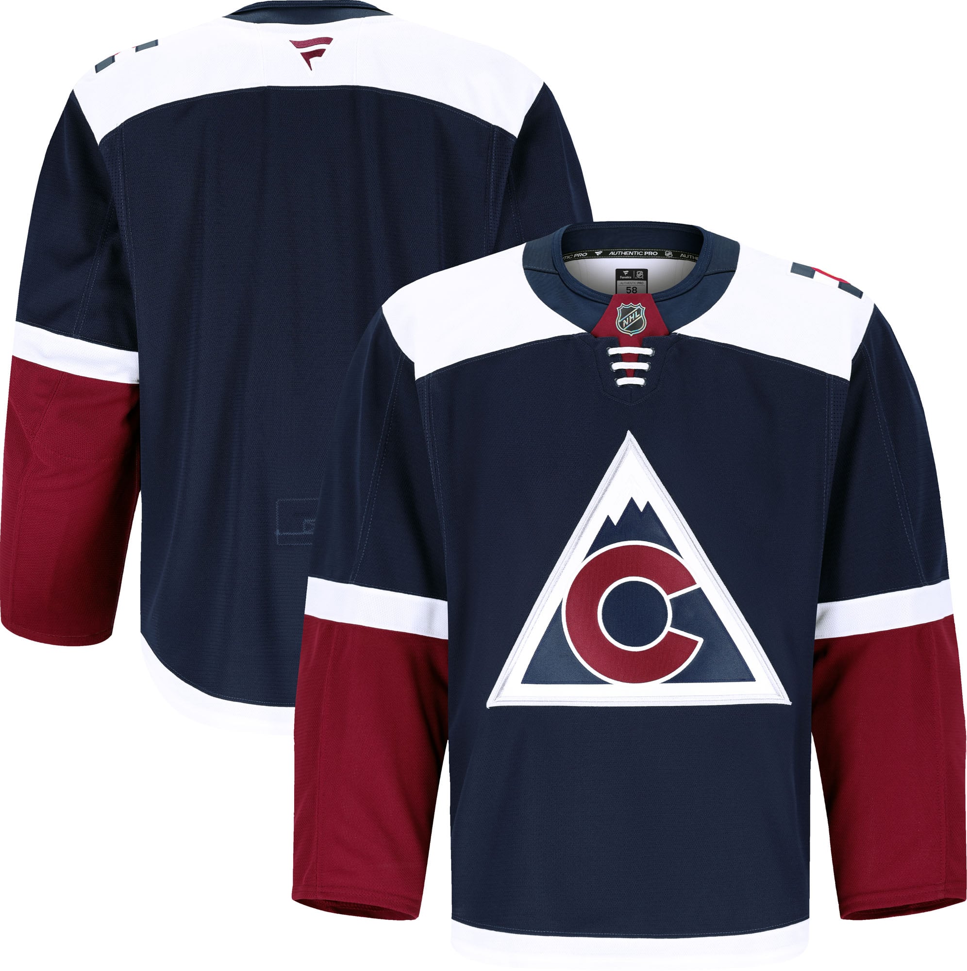 Colorado Avalanche Alternate Pro Jersey - Navy - Image 2
