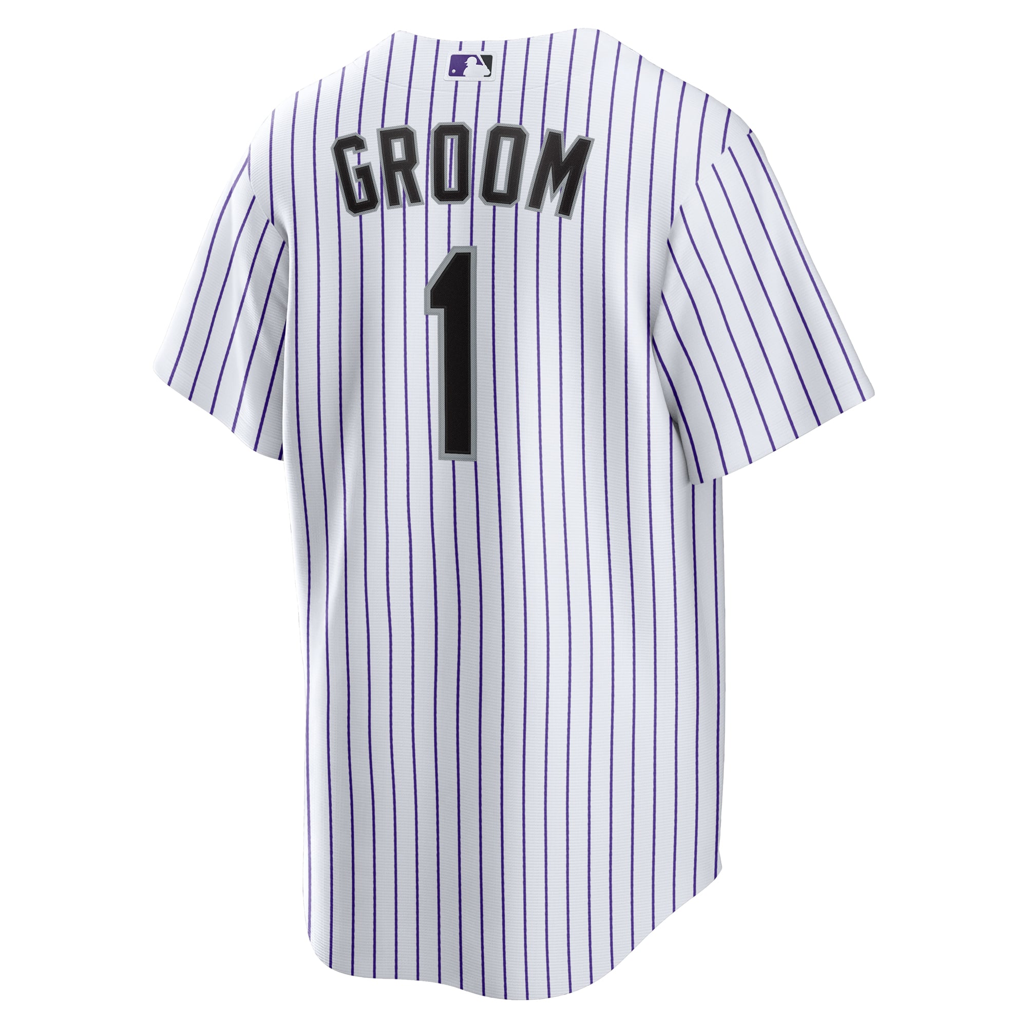 Colorado Rockies #1 Groom Home Jersey - White - Image 4