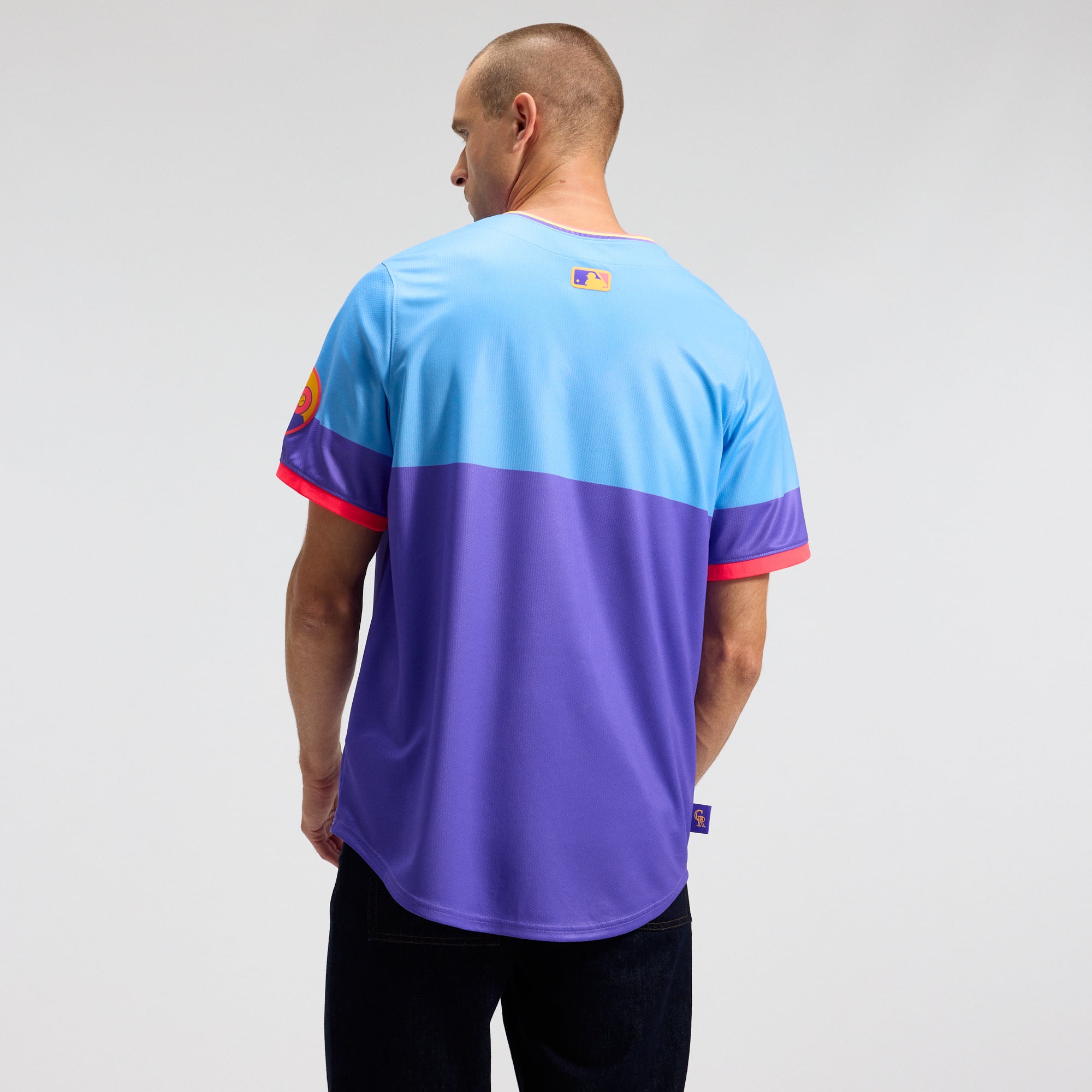 Colorado Rockies 2025 City Connect Limited Jersey - Purple/Light Blue - Image 3