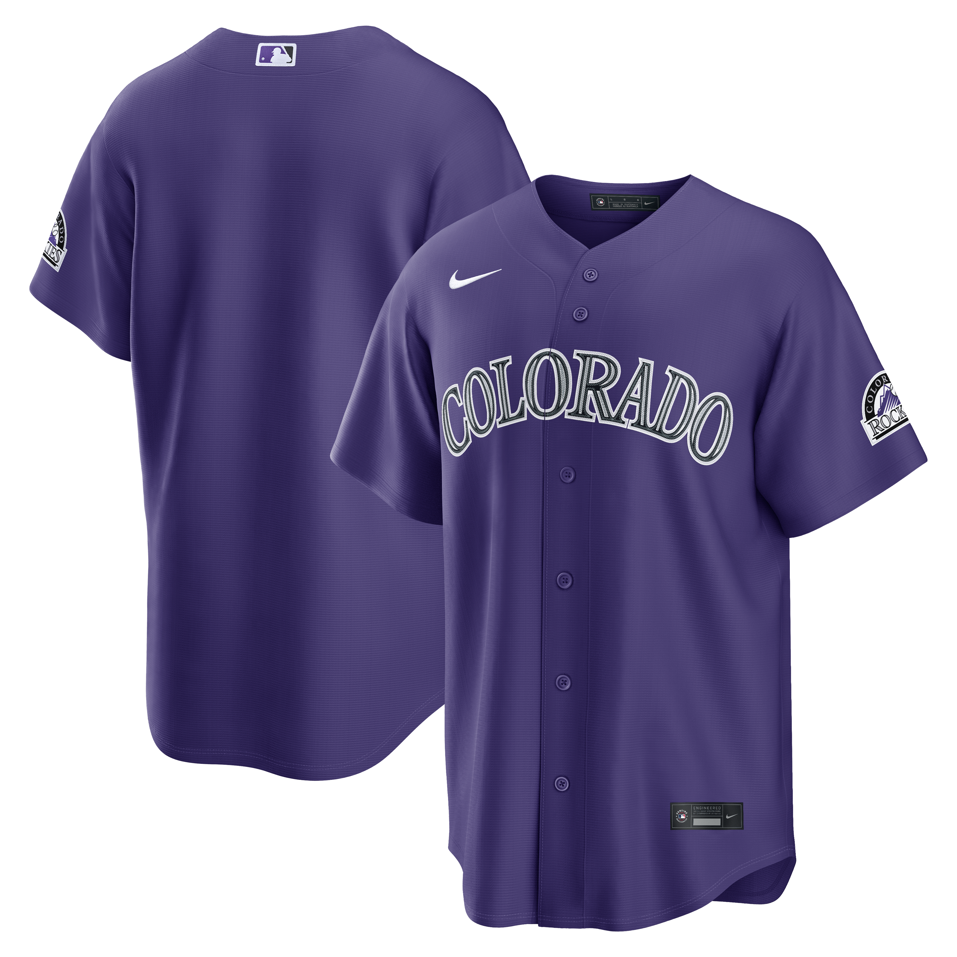 Colorado Rockies Alternate Stadium Jersey - Purple