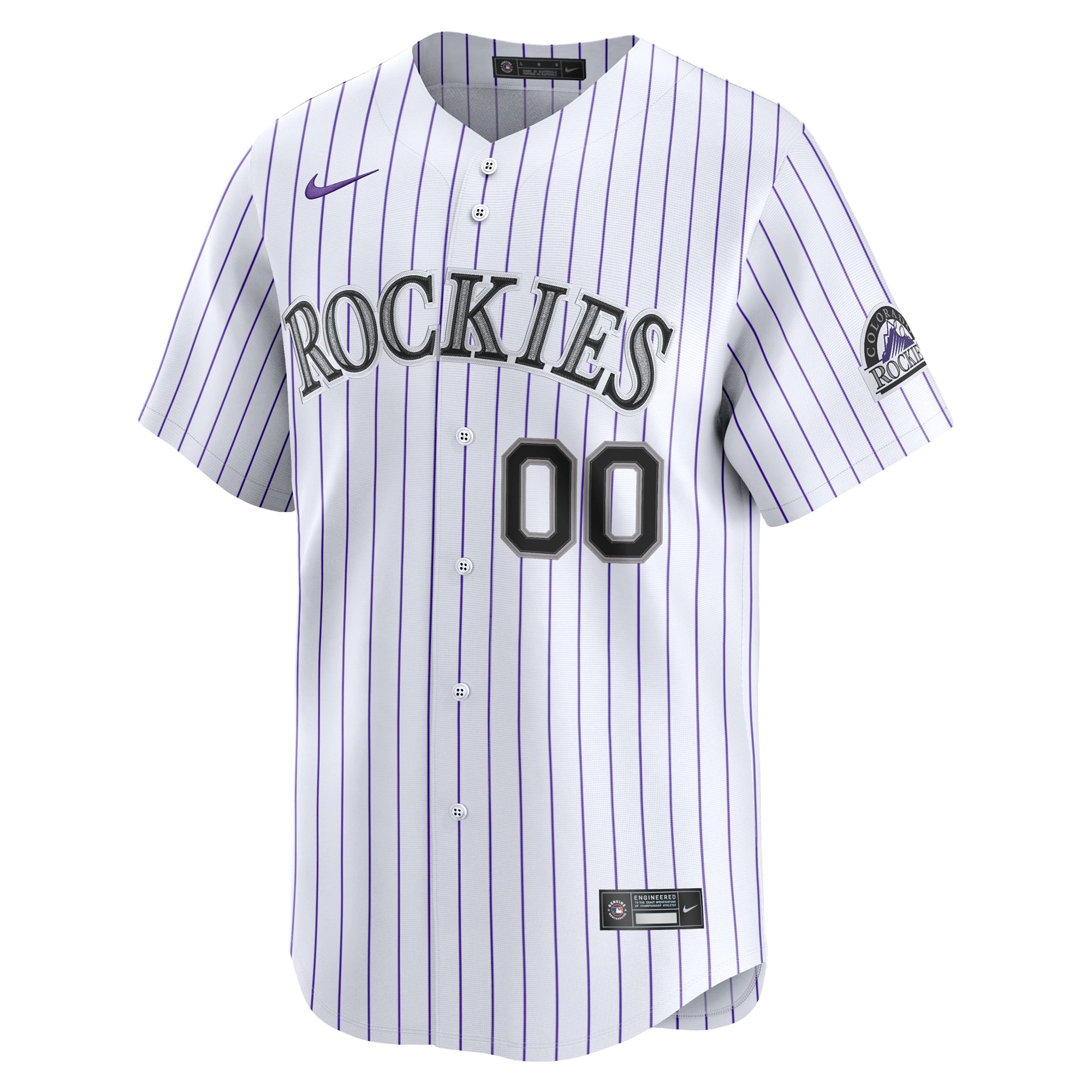 Colorado Rockies Home Limited Custom Jersey - White - Image 3