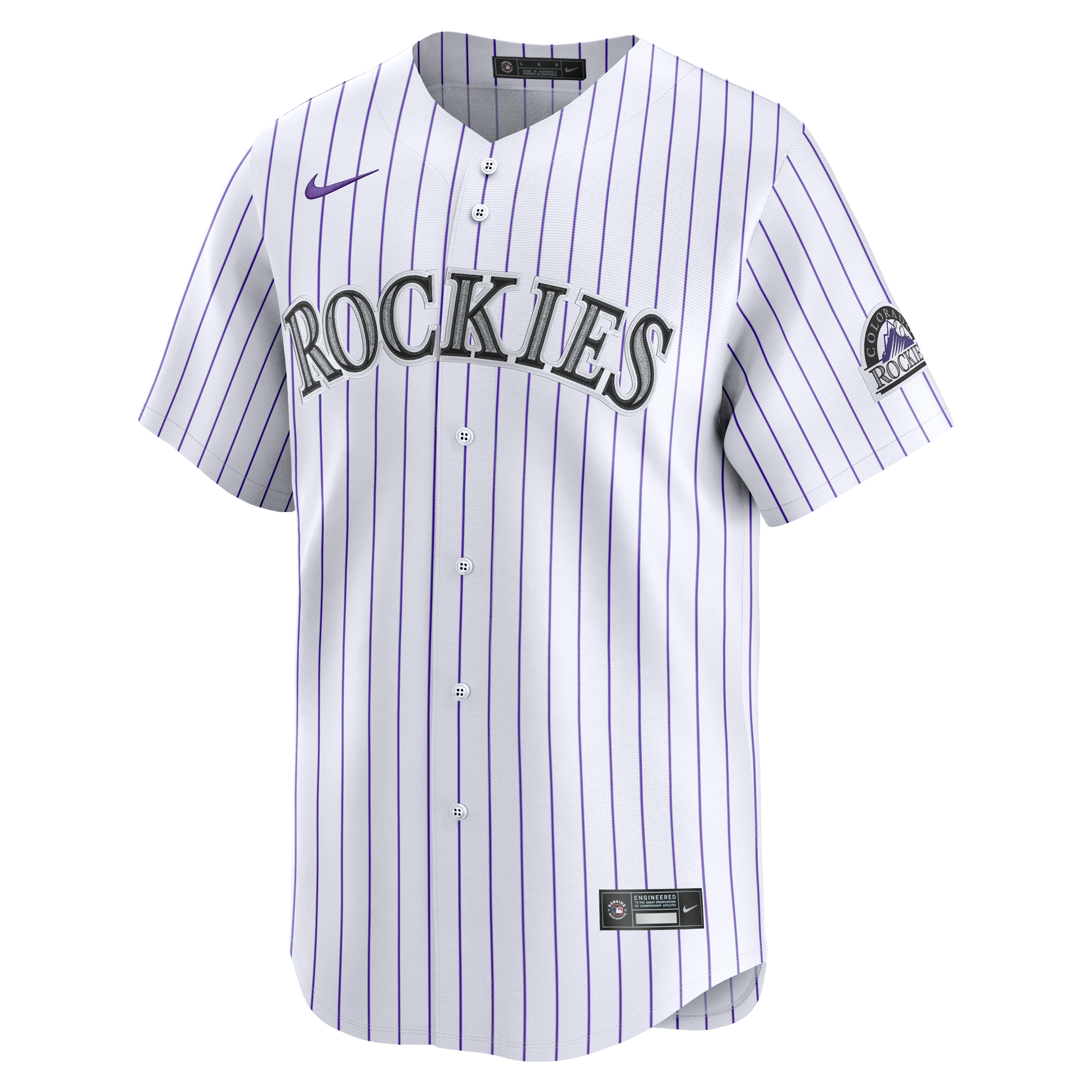 Colorado Rockies Home Limited Jersey - White - Image 6