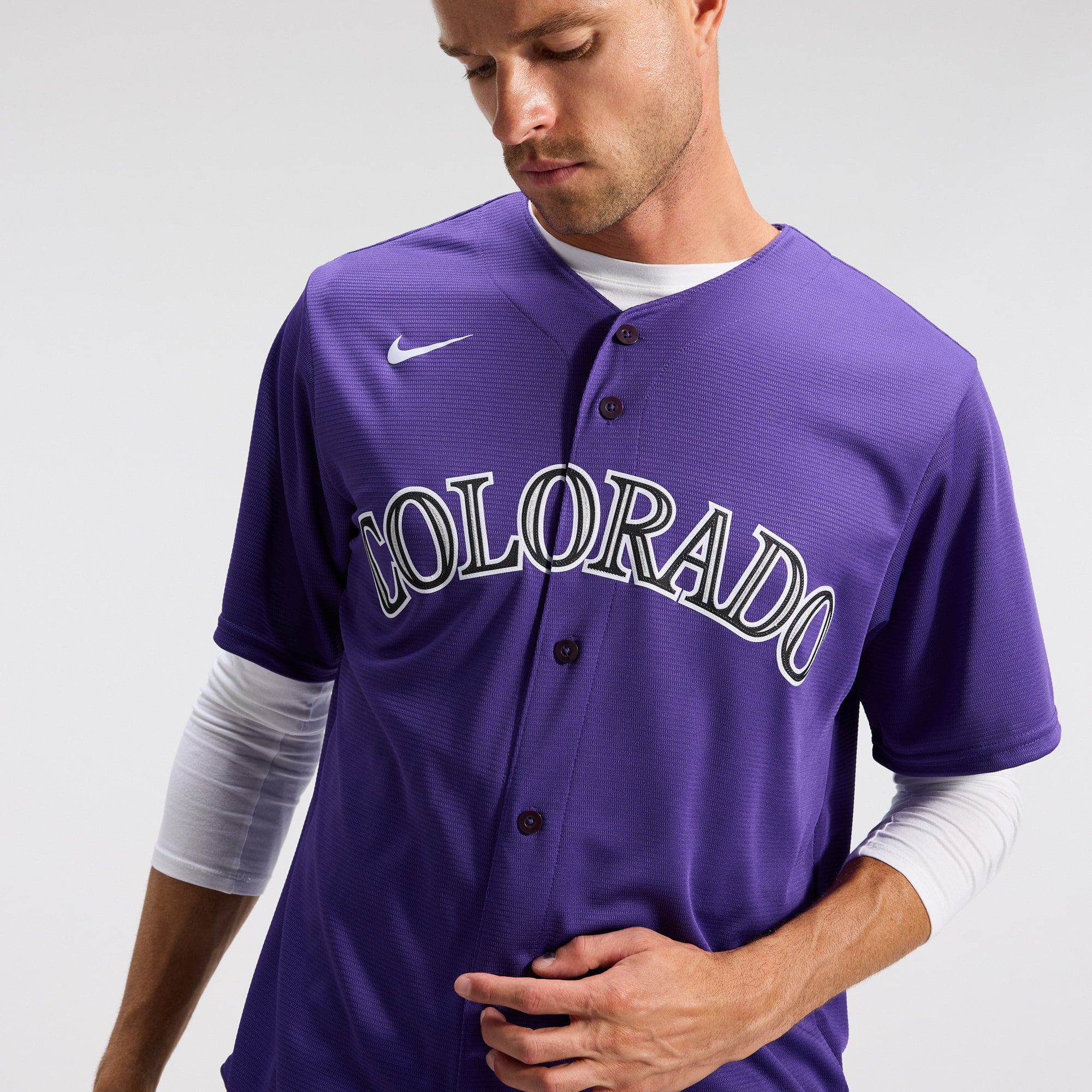 Colorado Rockies Home Team Jersey - Purple - Image 11