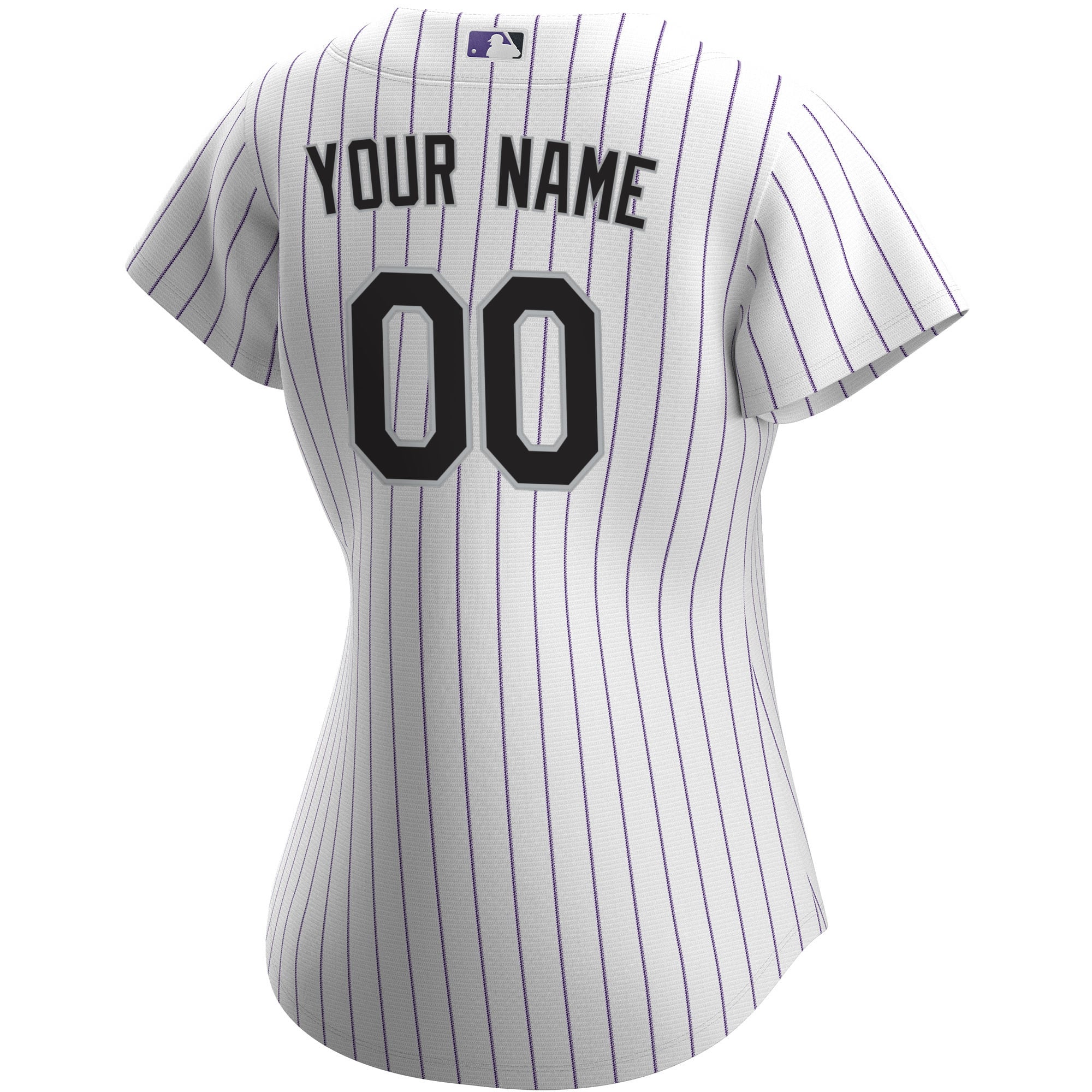 Colorado Rockies Women's Home Custom Jersey - White - Image 4