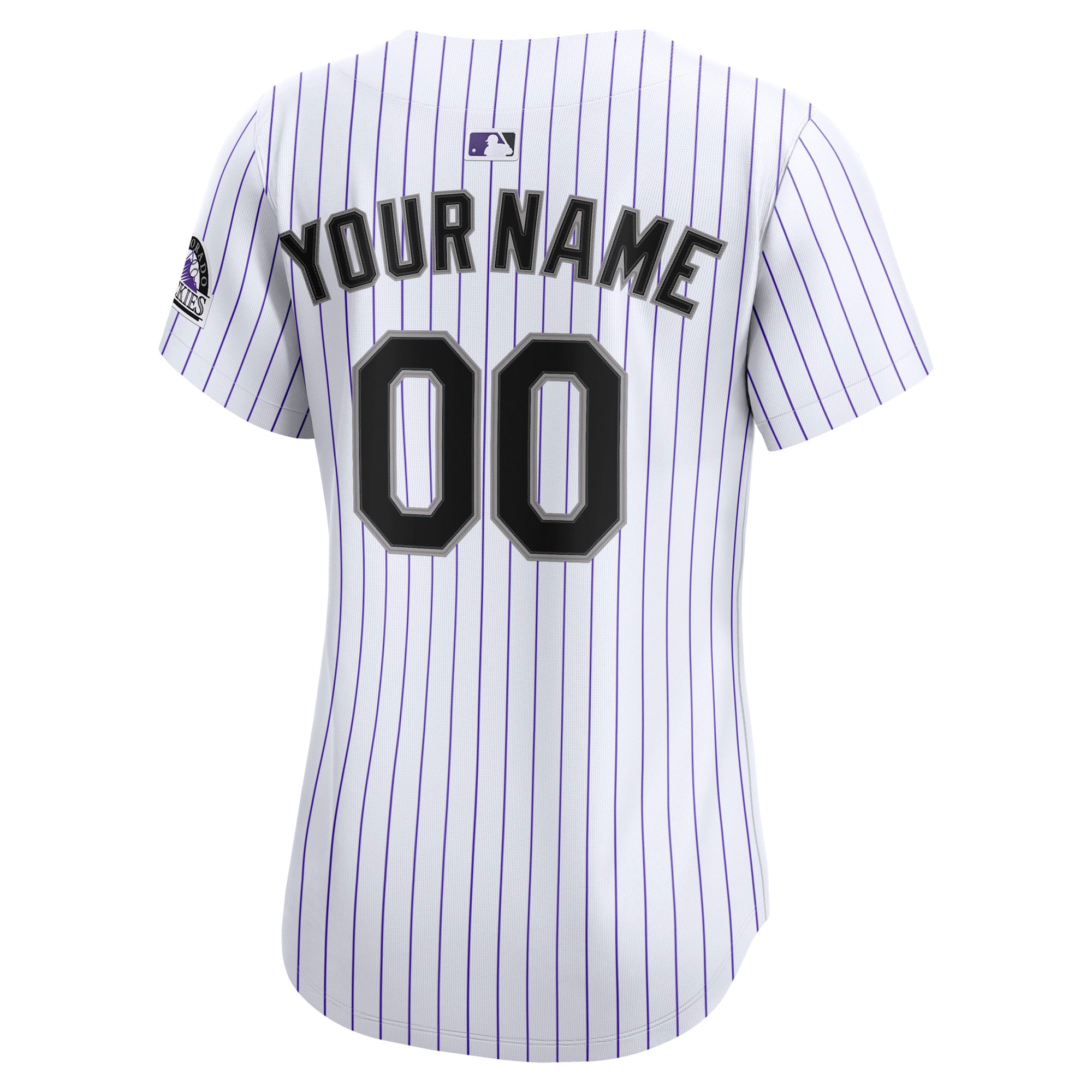 Colorado Rockies Women's Home Limited Custom Jersey - White - Image 4