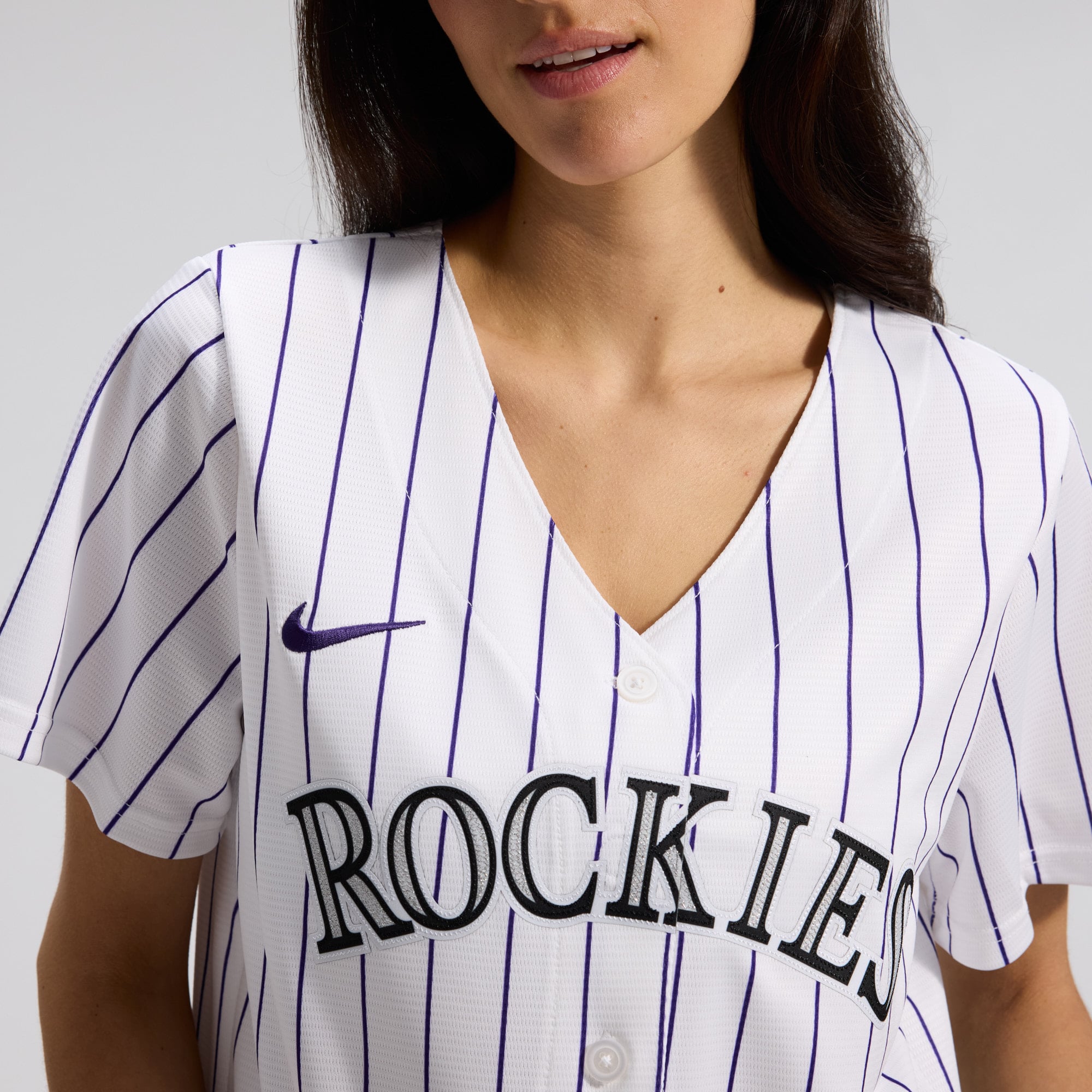 Colorado Rockies Women's Home Team Jersey - White - Image 7