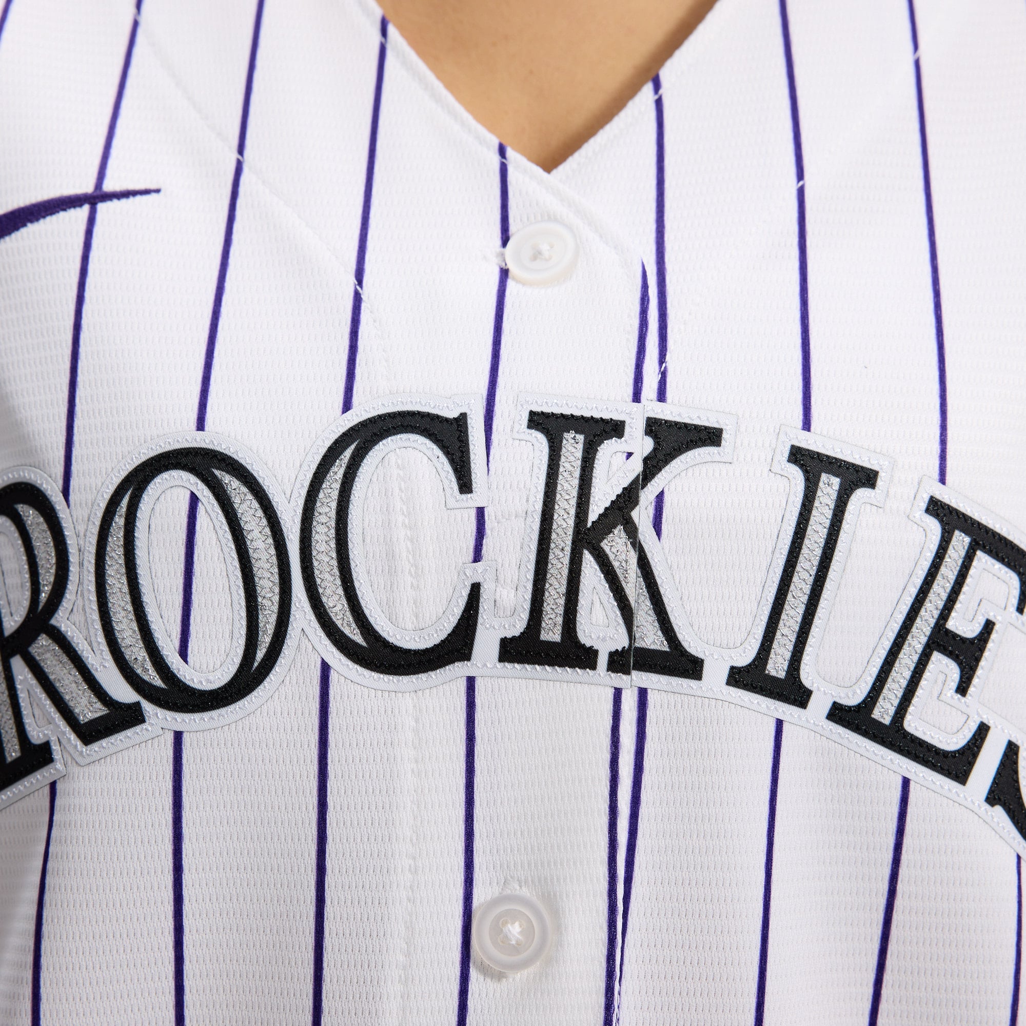Colorado Rockies Women's Home Team Jersey - White - Image 9