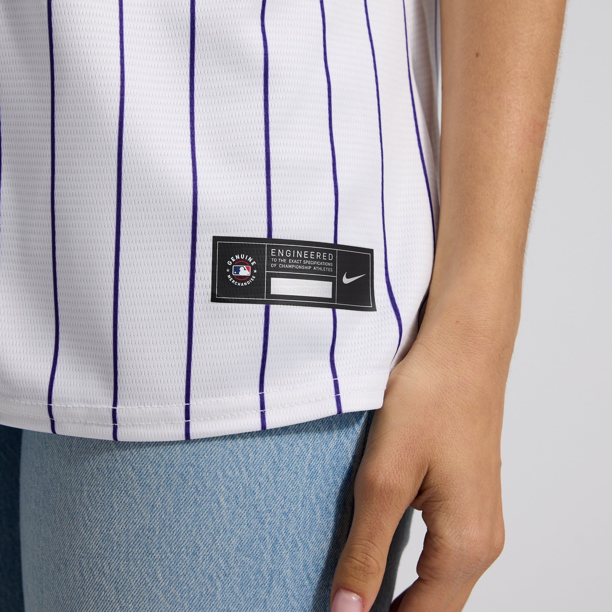 Colorado Rockies Women's Home Team Jersey - White - Image 6
