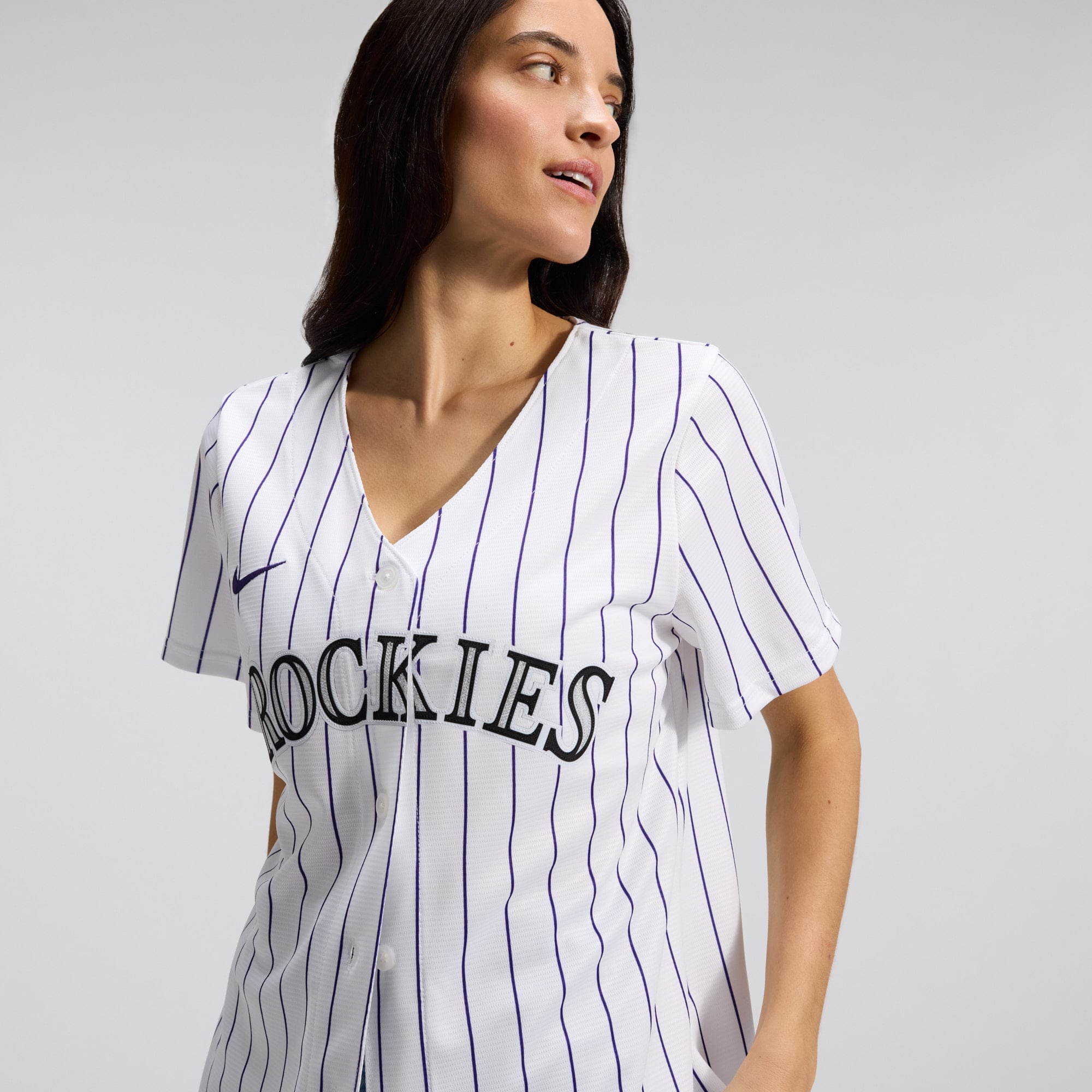 Colorado Rockies Women's Home Team Jersey - White - Image 8