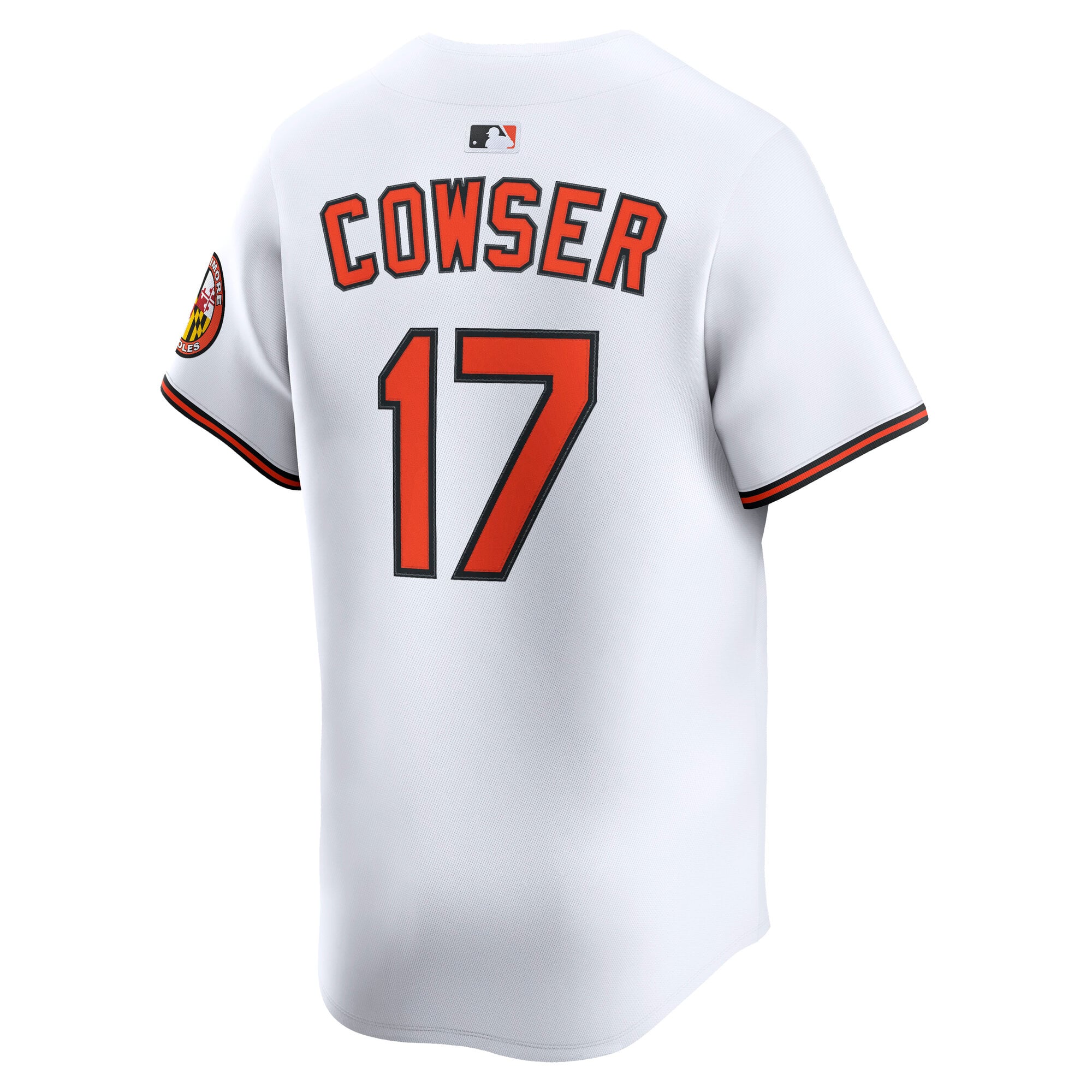 Colton Cowser Baltimore Orioles Home Limited Player Jersey - White - Image 4