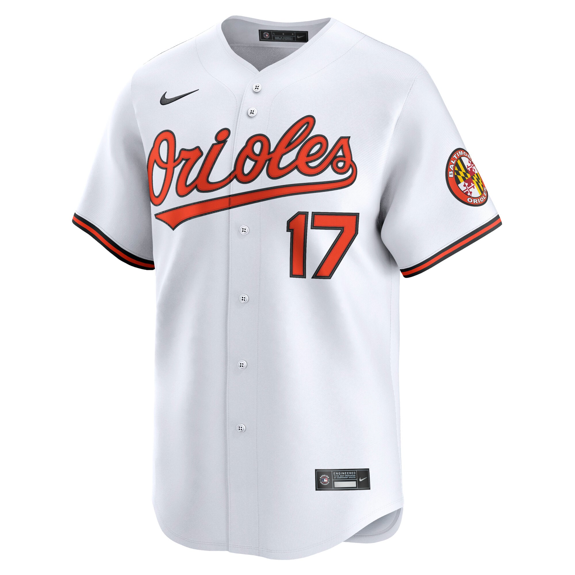 Colton Cowser Baltimore Orioles Home Limited Player Jersey - White - Image 3