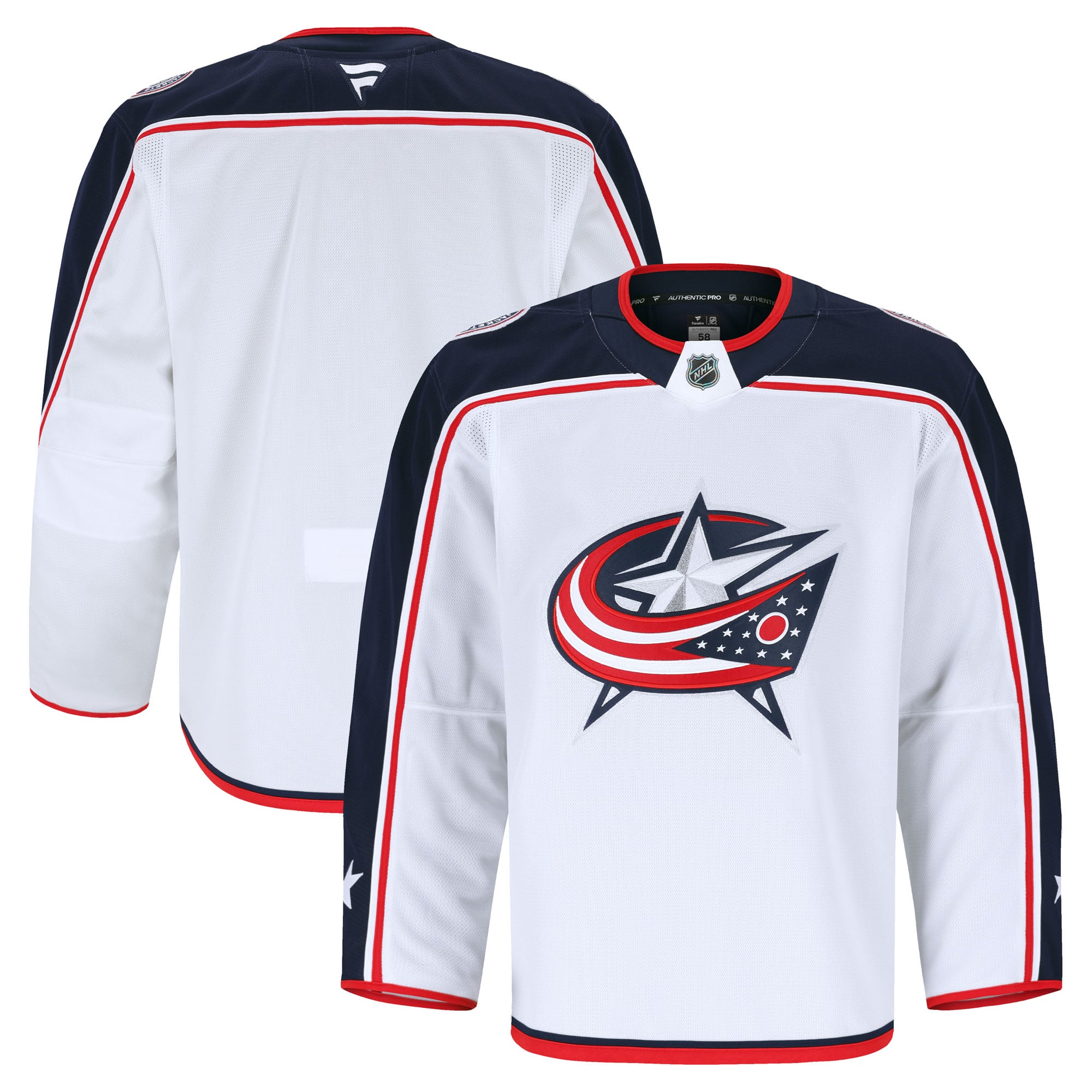Columbus Blue Jackets Away Pro Jersey - White