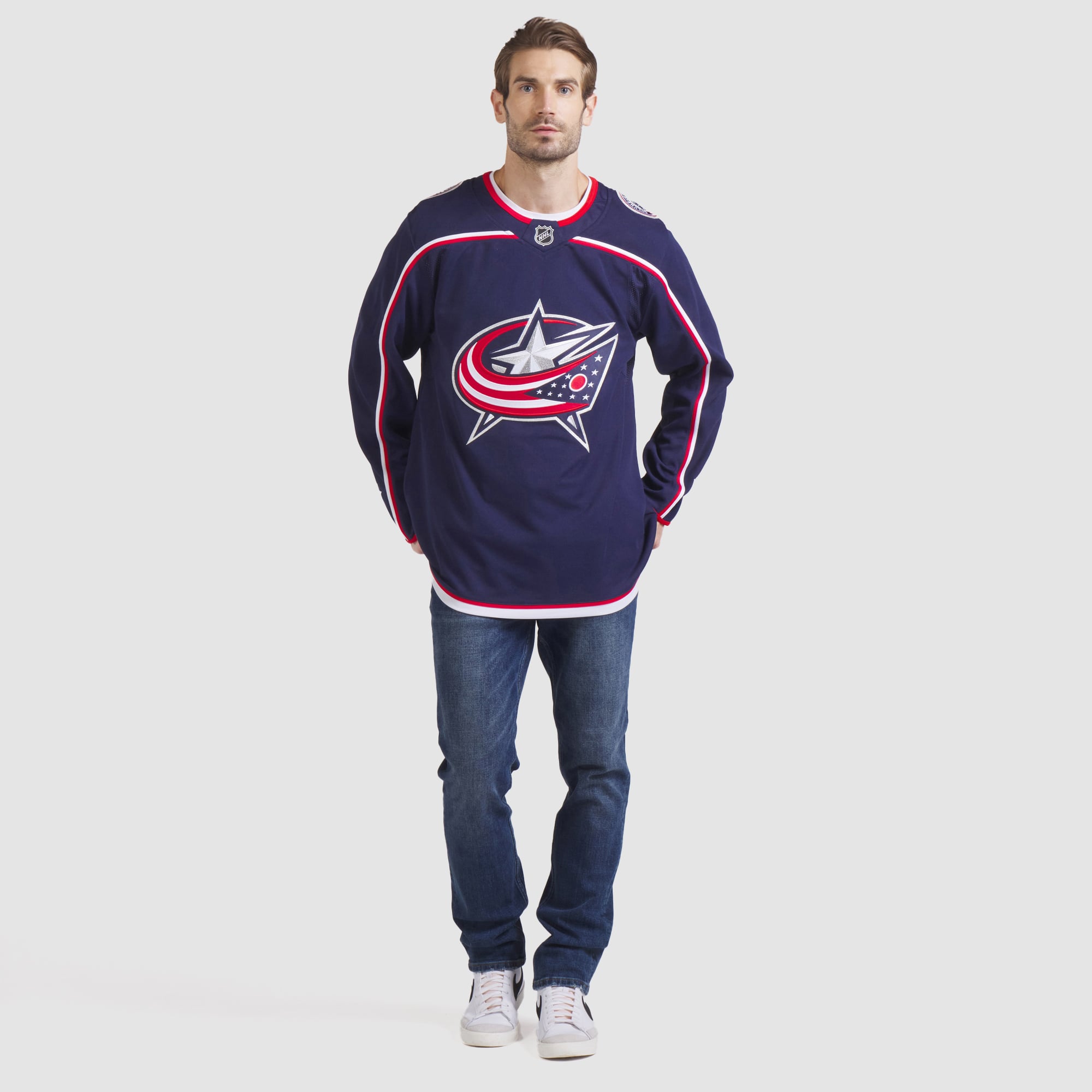 Columbus Blue Jackets Home Premium Jersey - Navy - Image 7