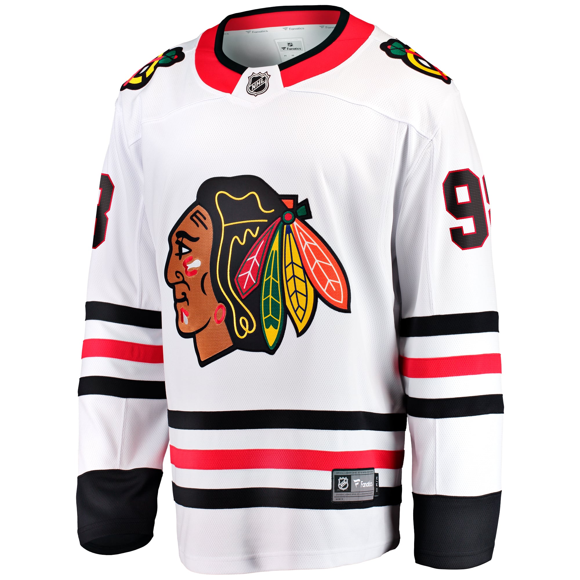Connor Bedard Chicago Blackhawks Away Breakaway Player Jersey - White - Image 3