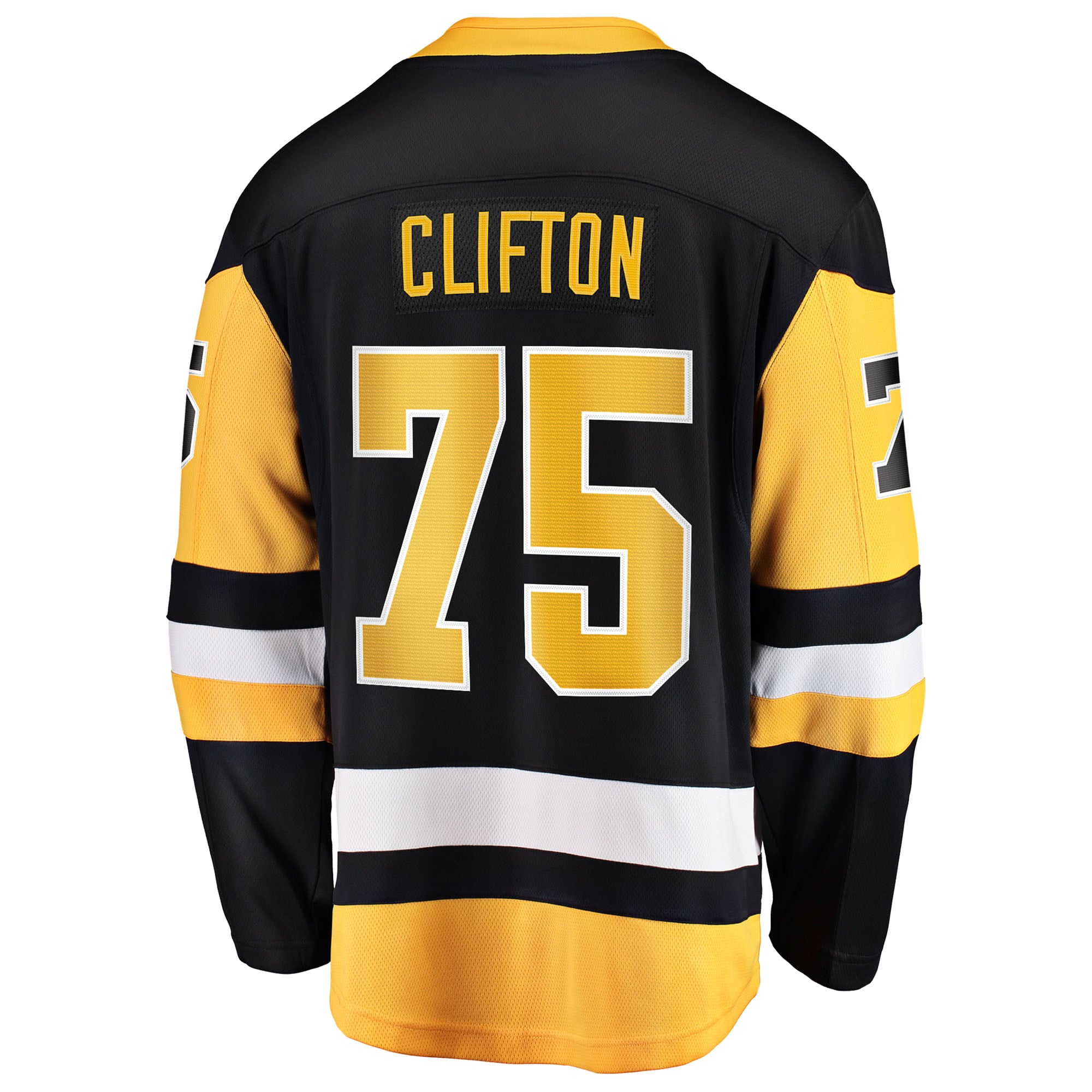 Connor Clifton Pittsburgh Penguins Home Breakaway Jersey - Black - Image 4
