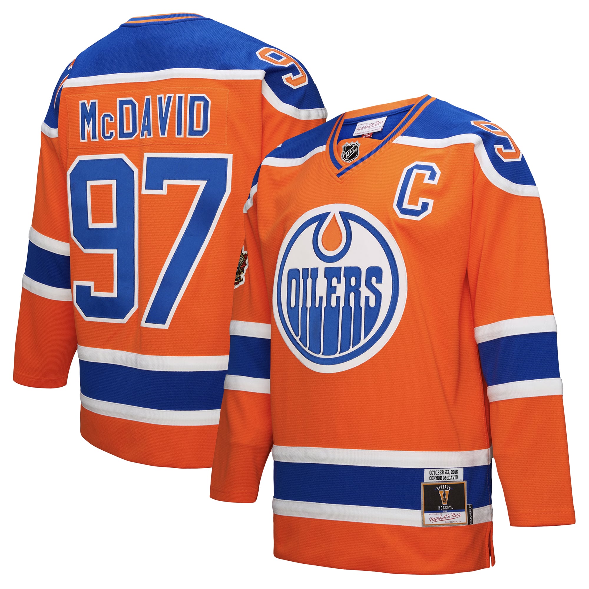 Connor McDavid Edmonton Oilers Power Play Jersey - Orange - Image 2