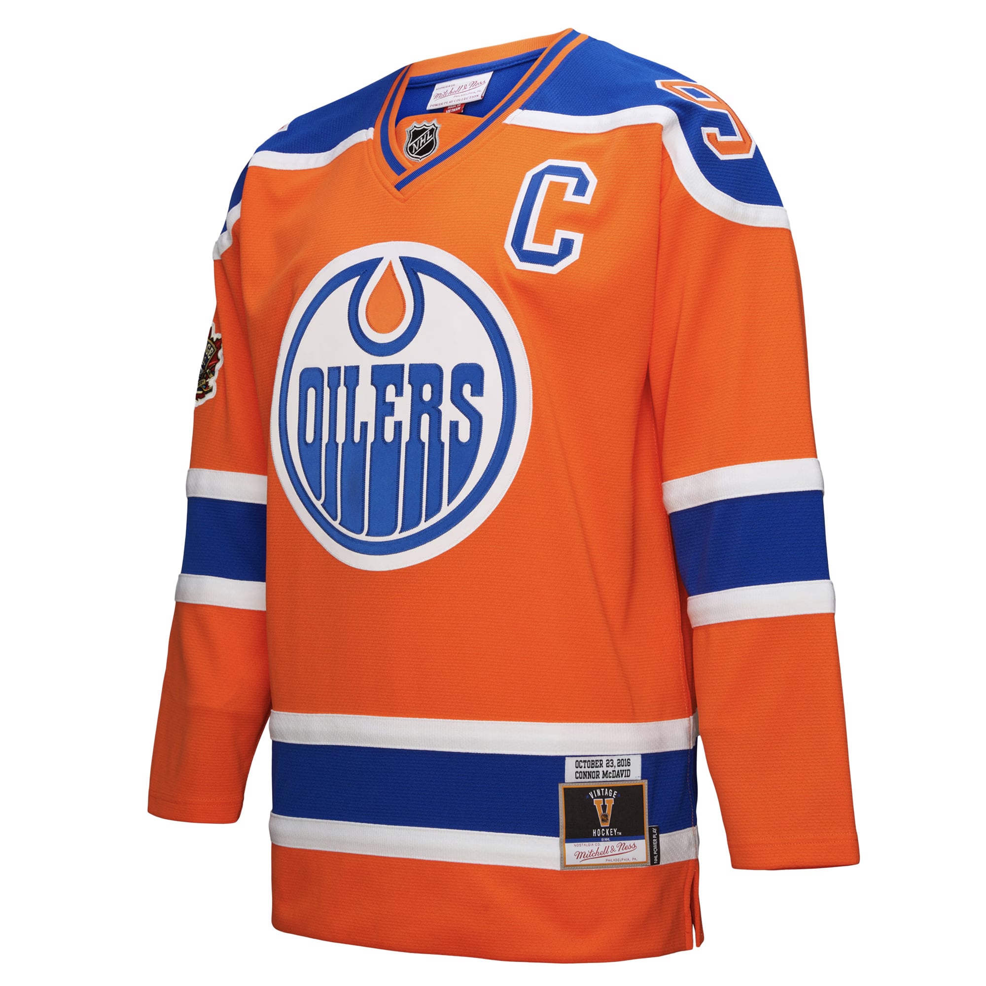 Connor McDavid Edmonton Oilers Power Play Jersey - Orange - Image 3