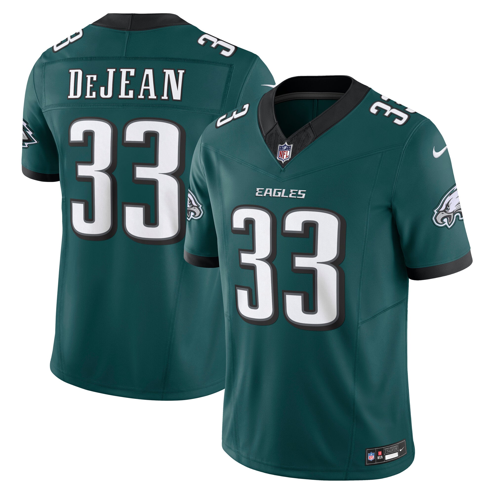 Cooper DeJean Philadelphia Eagles Alternate 2 Vapor F.U.S.E. Limited Jersey - Midnight Green