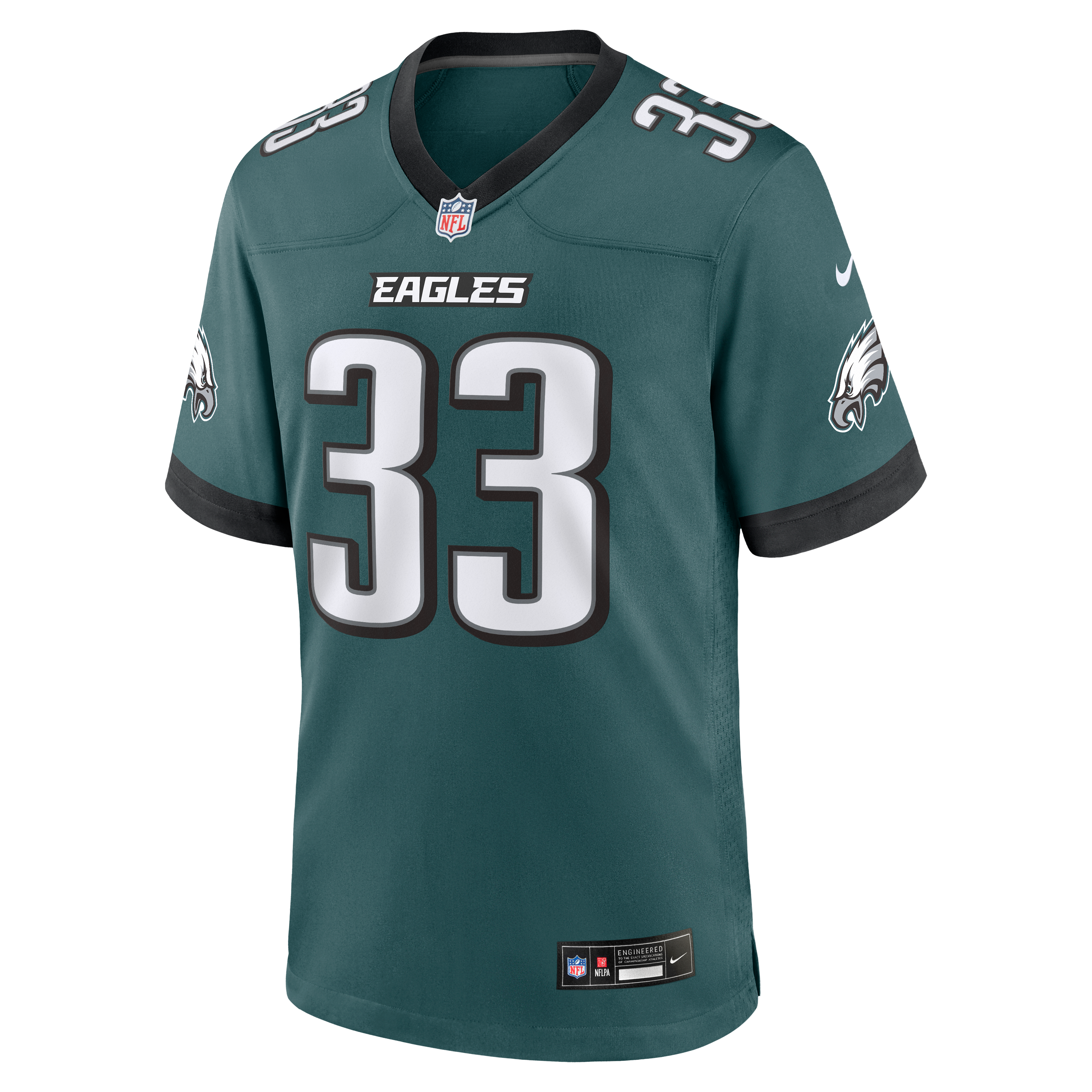 Cooper DeJean Philadelphia Eagles Team Game Jersey - Midnight Green - Midnight Green - Image 3