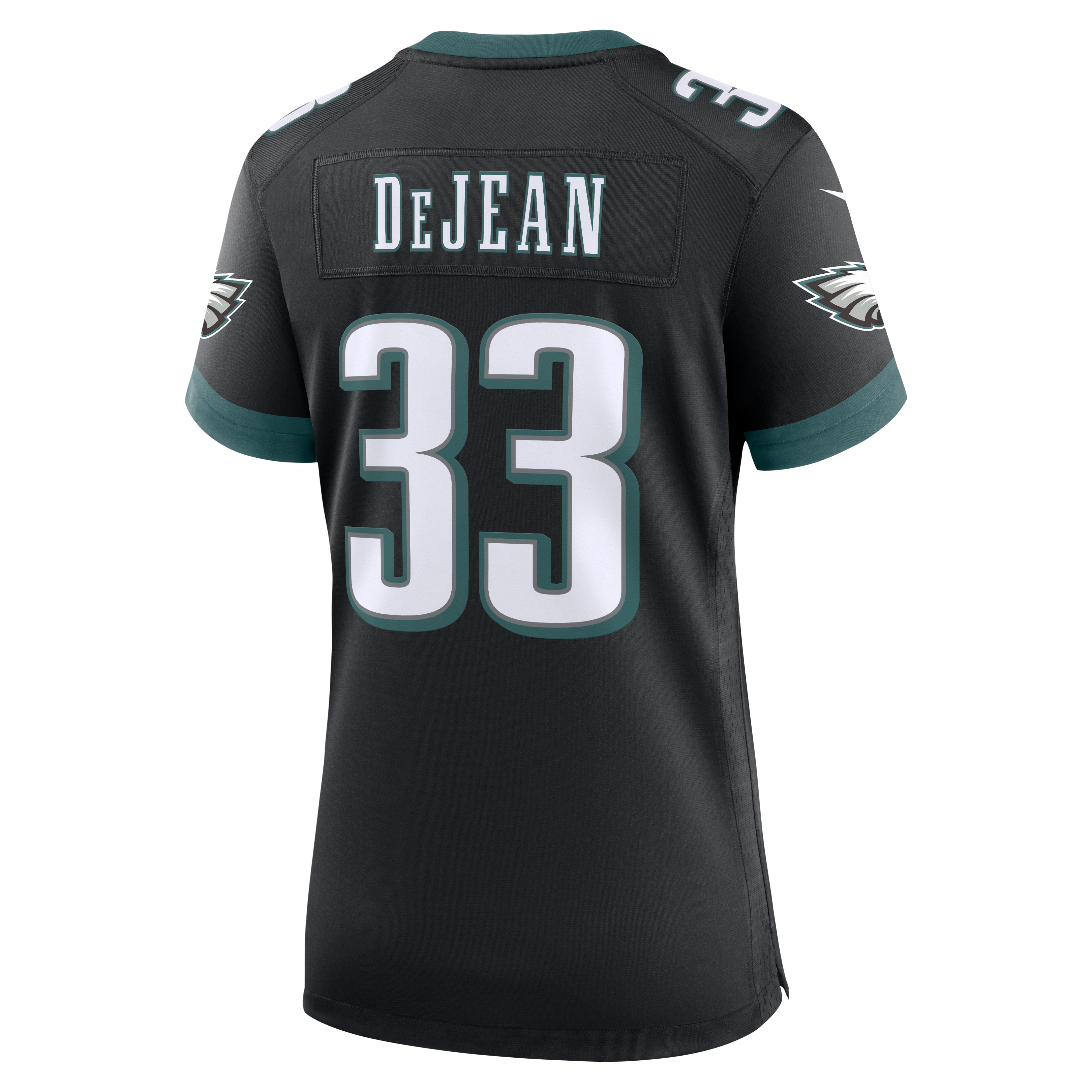 Cooper DeJean Philadelphia Eagles Women's Alternate Game Jersey - Kelly Green - Black - Image 4