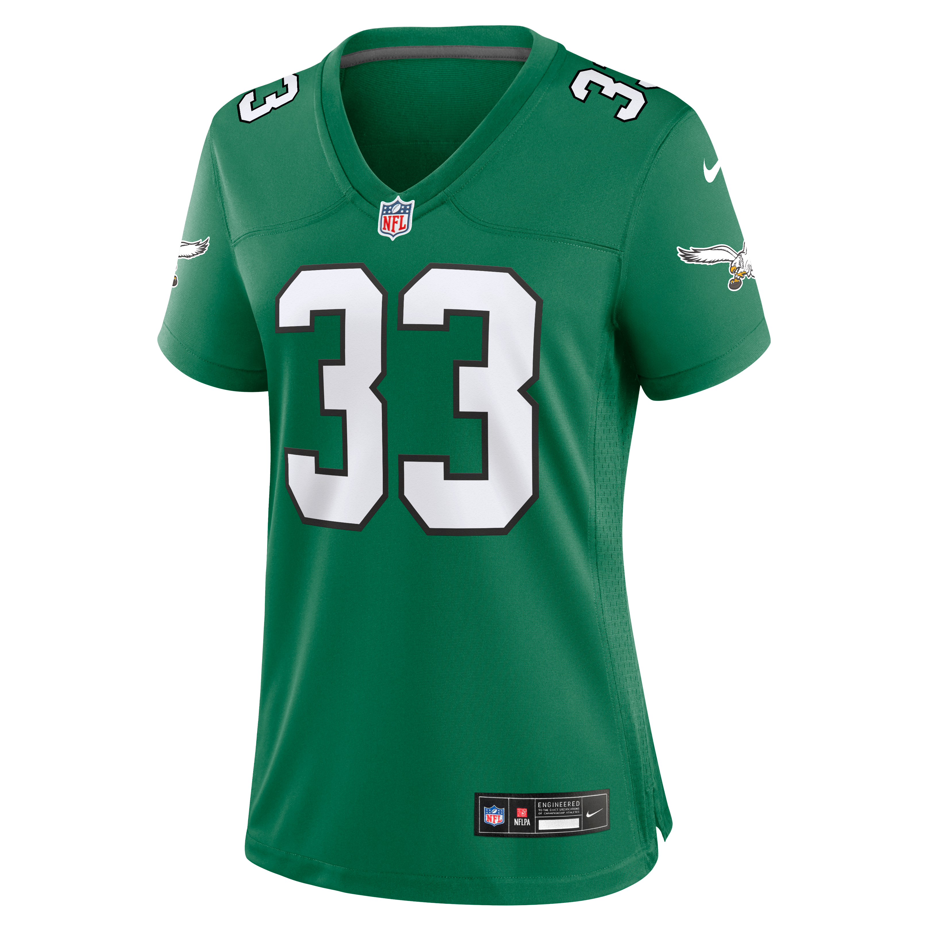 Cooper DeJean Philadelphia Eagles Women's Team Game Jersey - Midnight Green - Kelly Green - Image 8