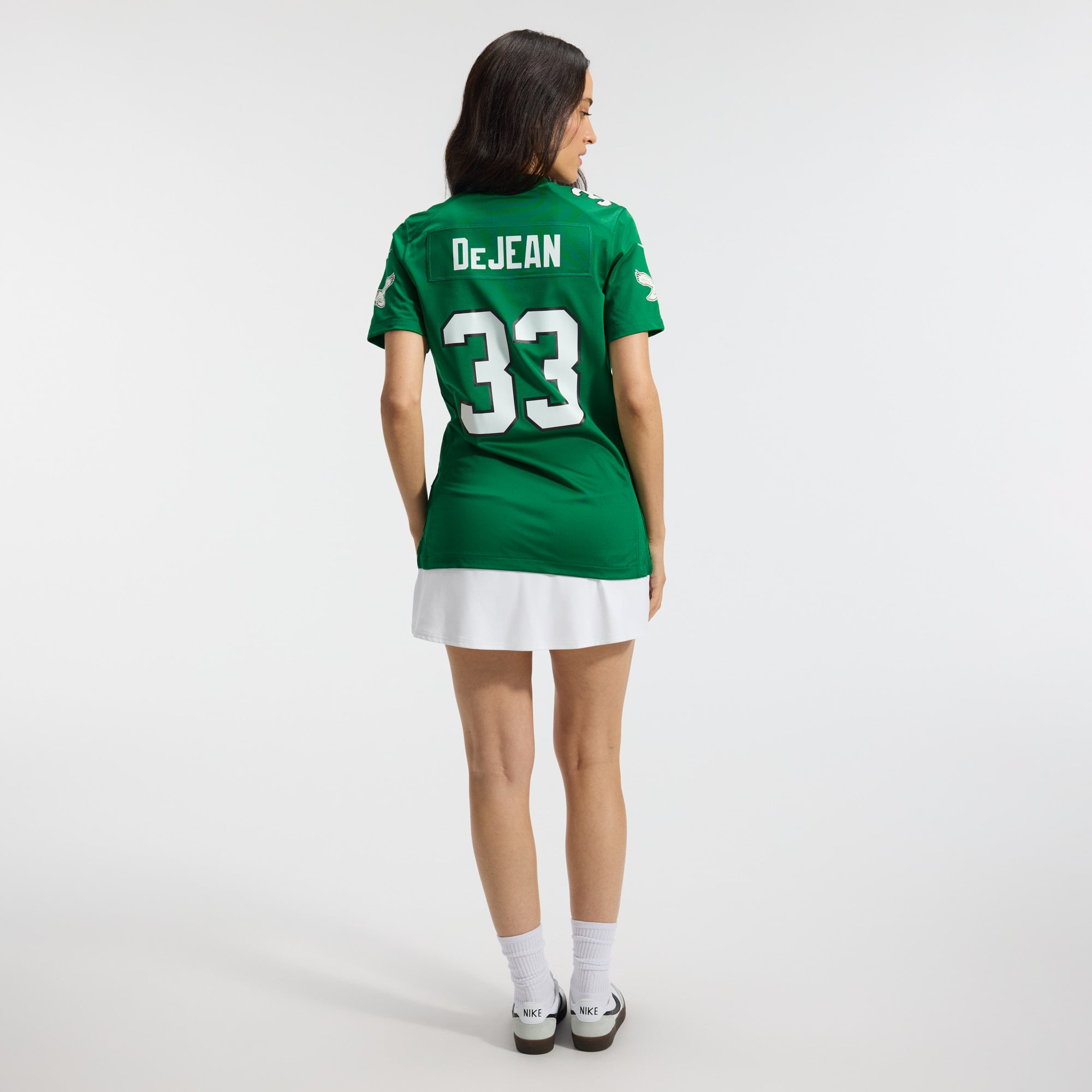 Cooper DeJean Philadelphia Eagles Women's Team Game Jersey - Midnight Green - Kelly Green - Image 7