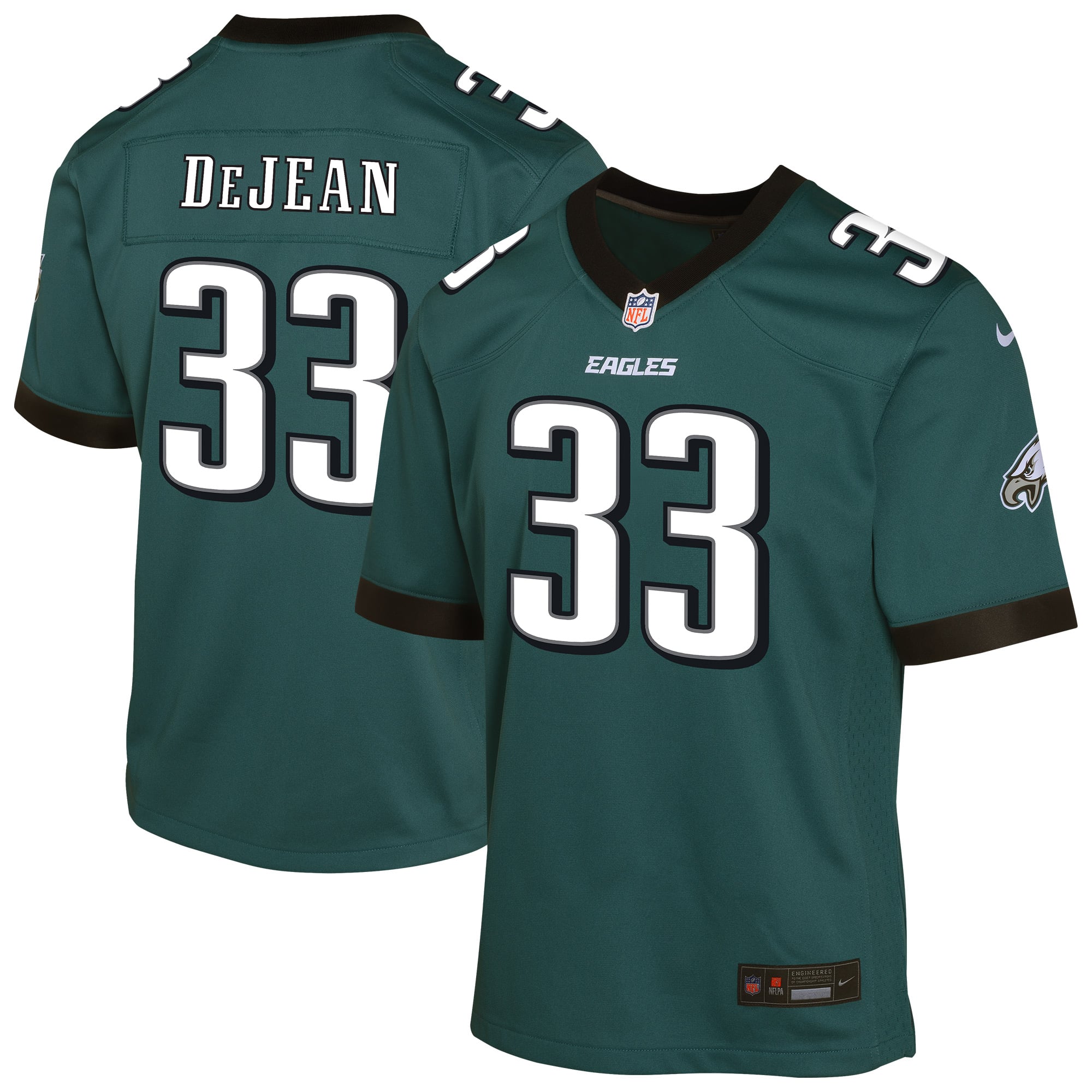 Cooper DeJean Philadelphia Eagles Youth Alternate Game Jersey - Midnight Green - Image 2